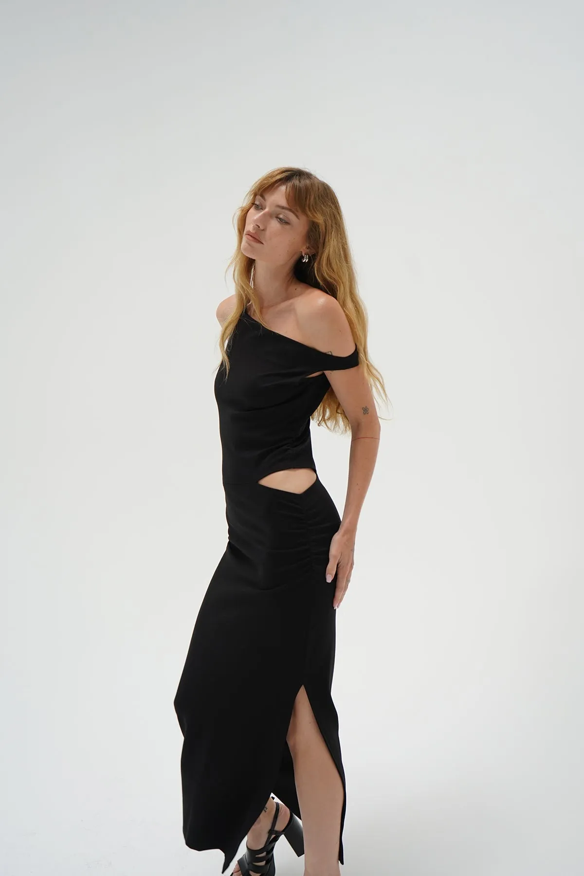 Kealy Dress - Black Sun Beam