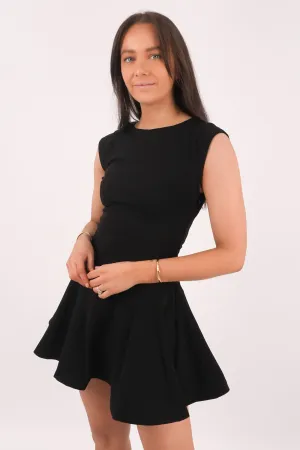 Lined interior Perfect Proportion Keaton Mini Dress Black