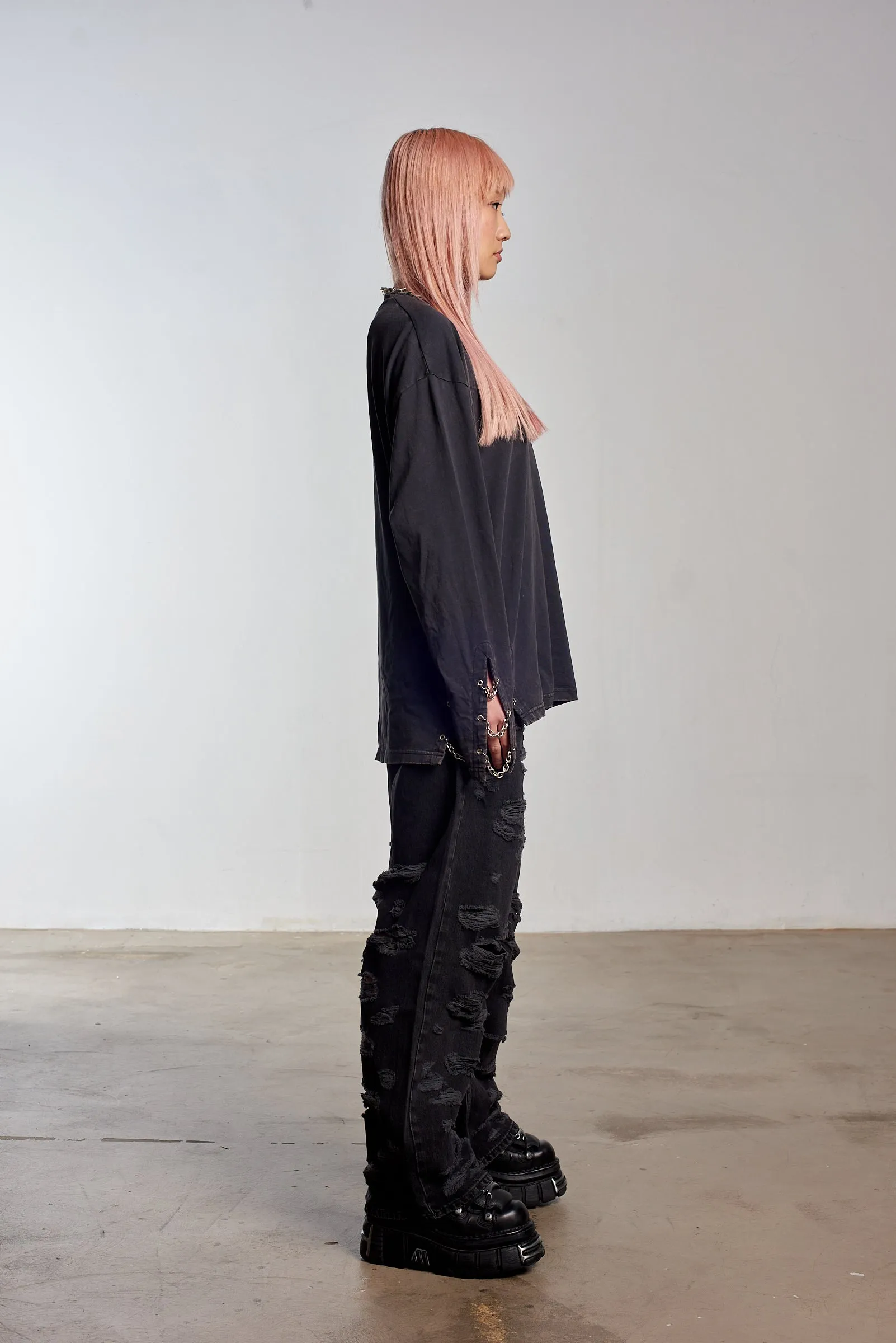 Keeper Oversized Chain Tee Conscious Fashion Hot Core