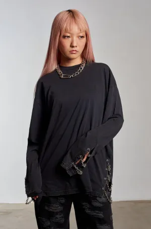 Keeper Oversized Chain Tee Handmade Fit