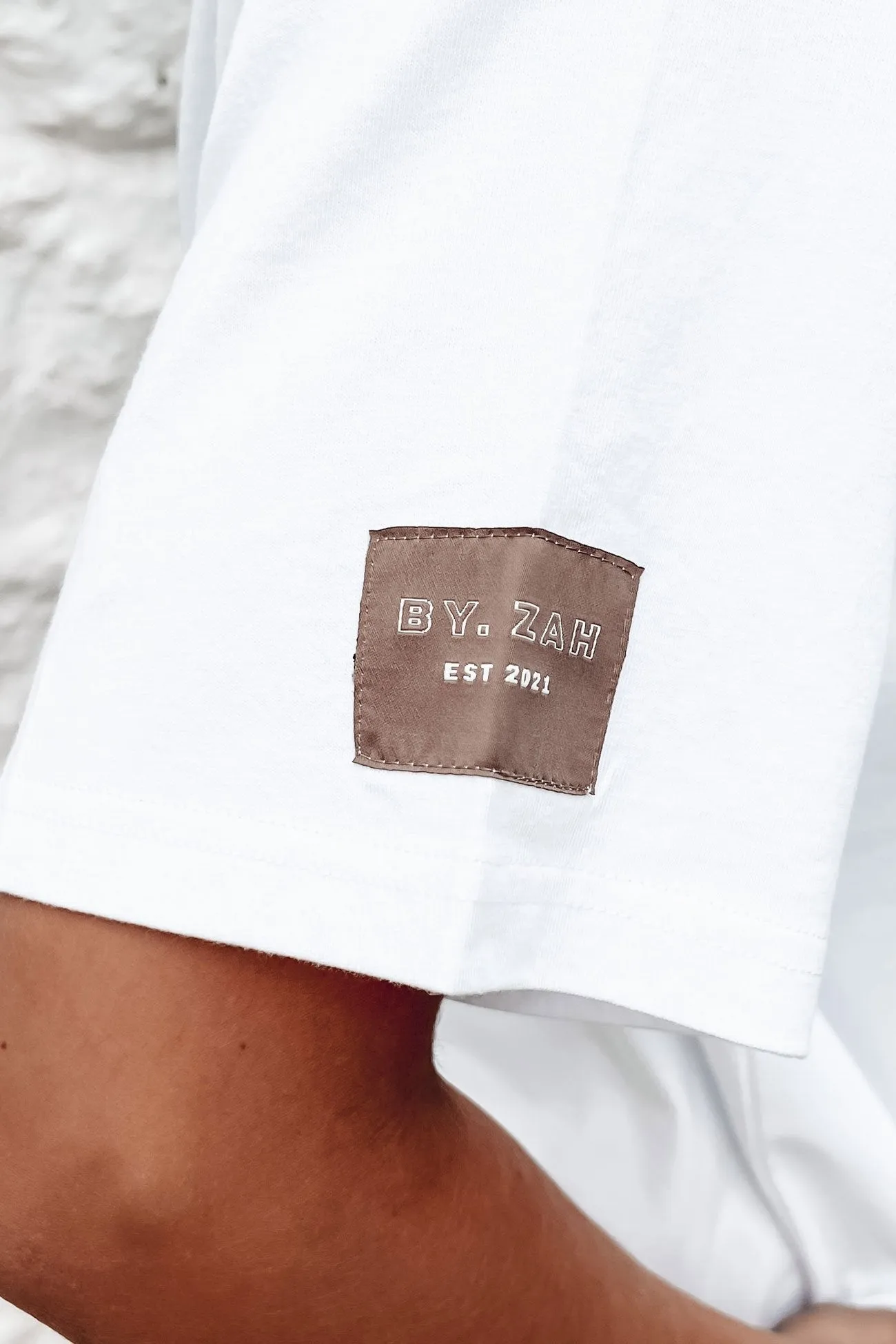 Kendall Collegiate Tee White soft look