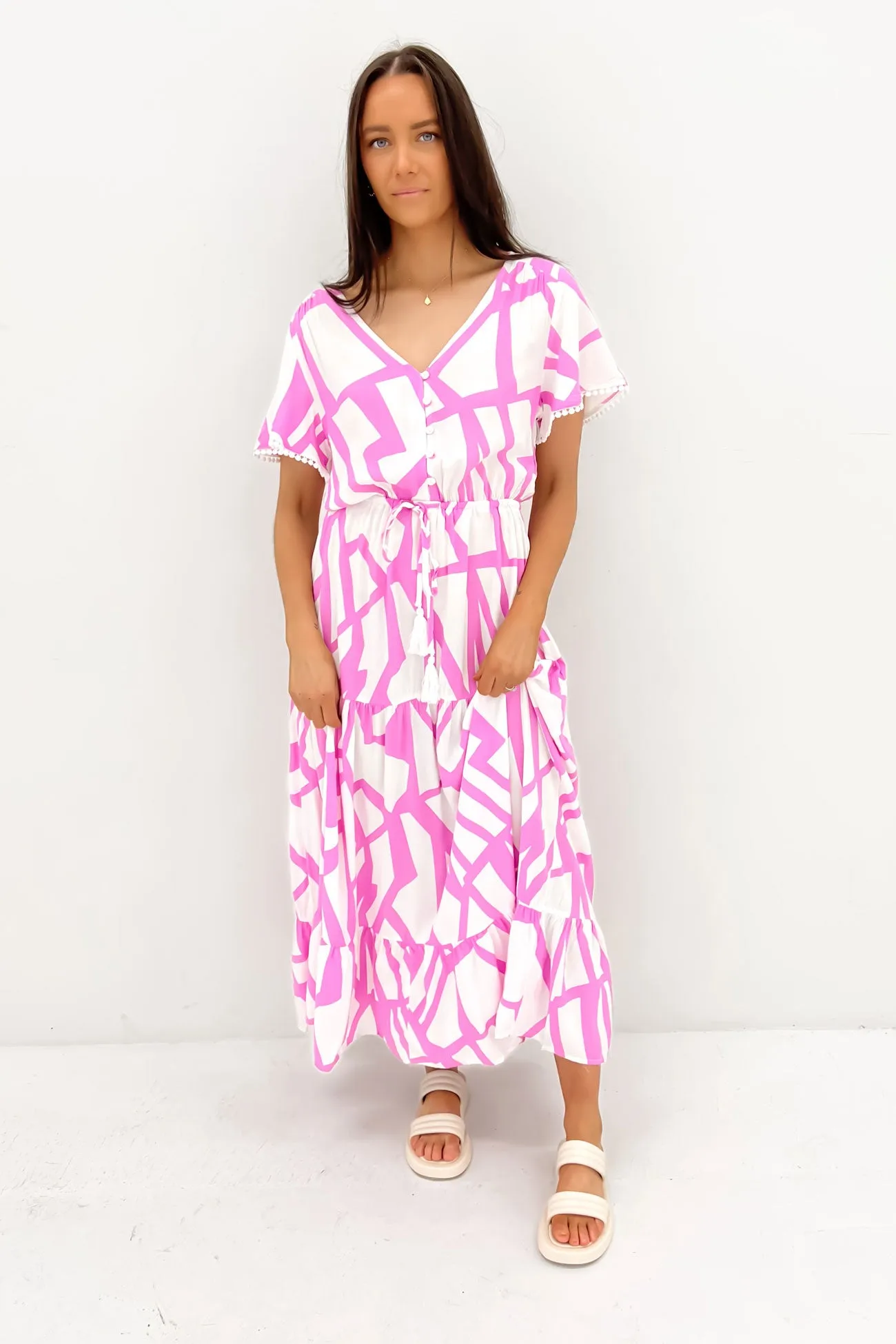 Walkable Flow Jonathan Maxi Dress Purple Esme
