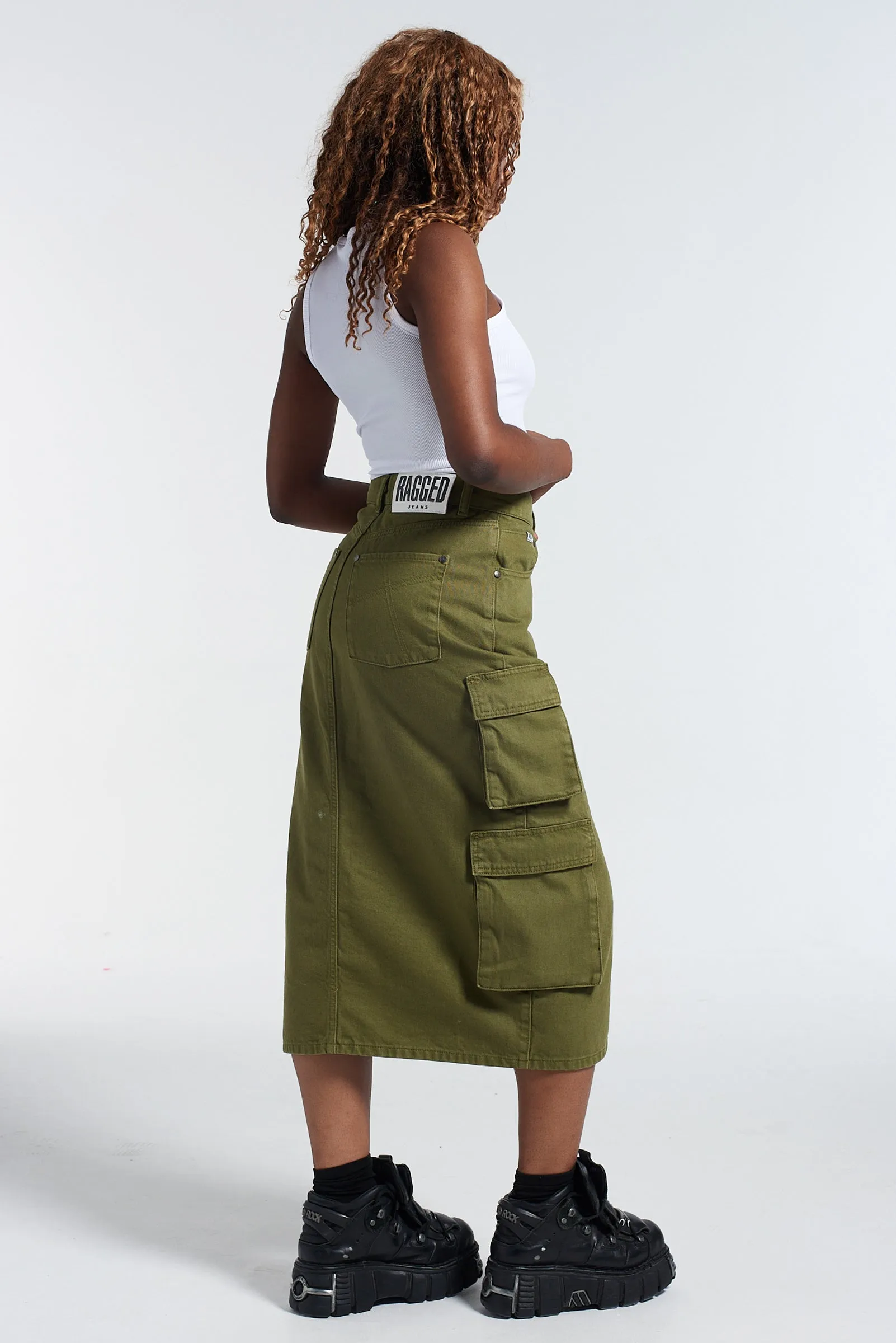 Urban Pulse Soda Combat Skirt - Khaki