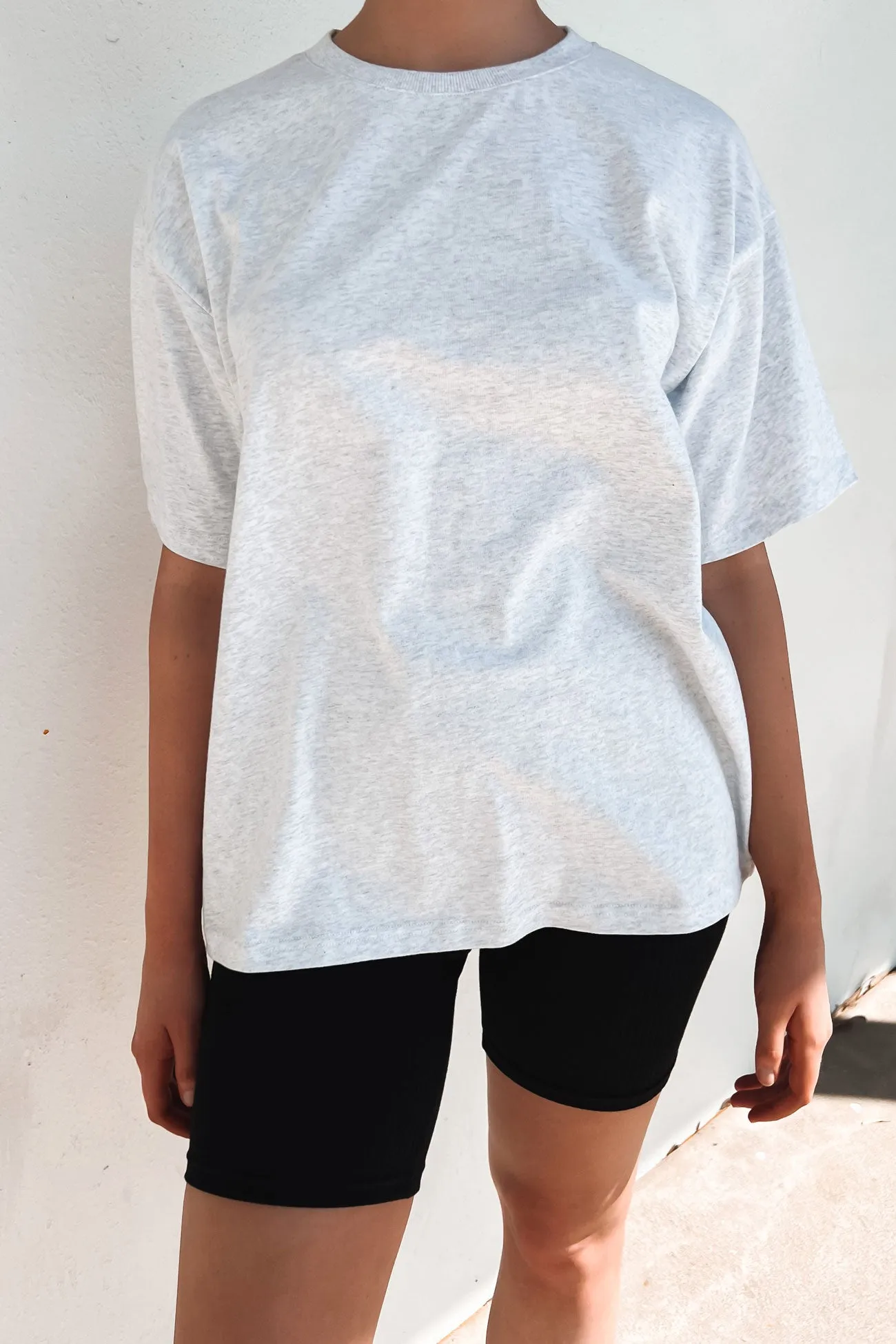 Koa Oversized Tee Snow Marle Stretch performance Versatile Style
