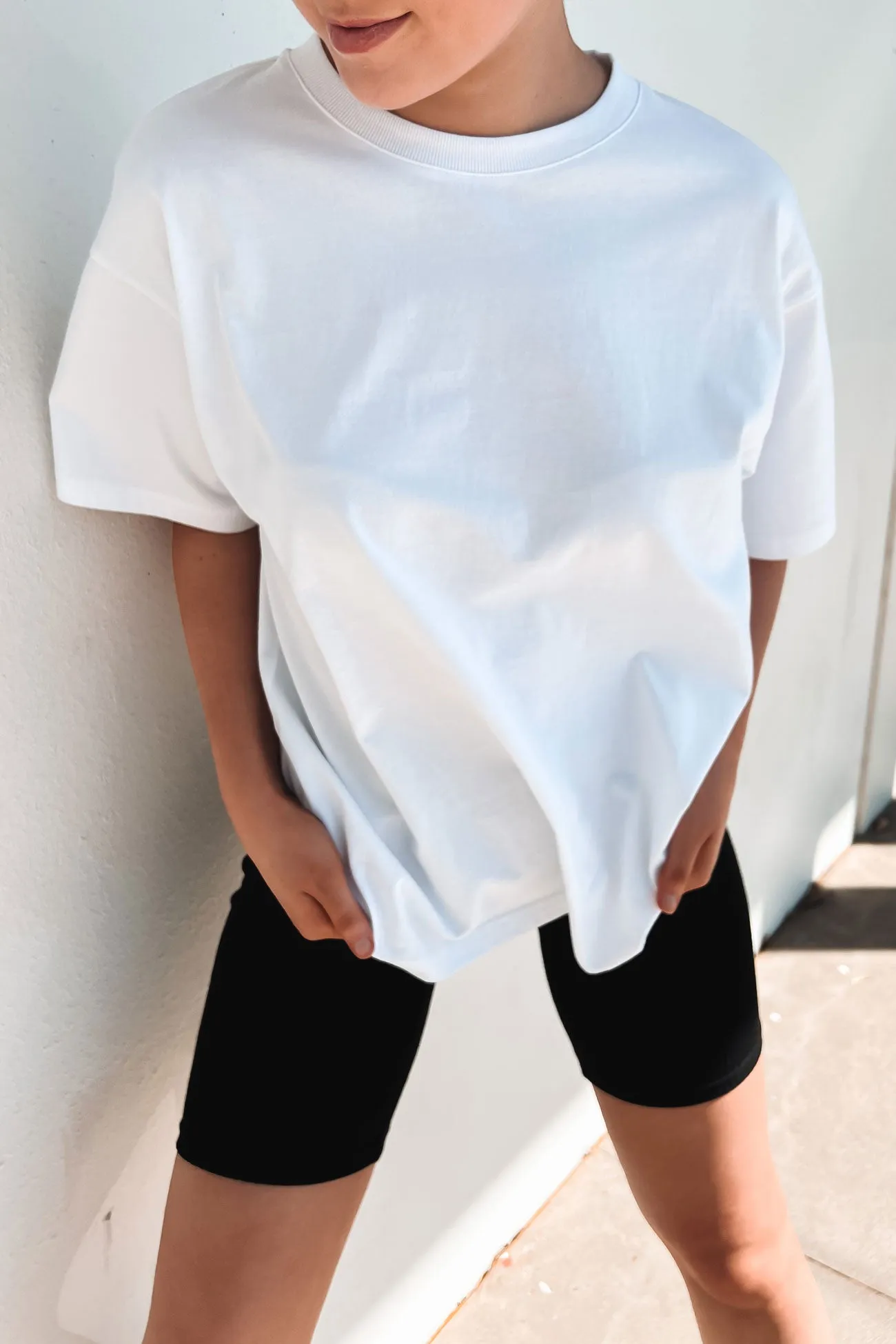 Koa Oversized Tee White easygoing look Chic Look