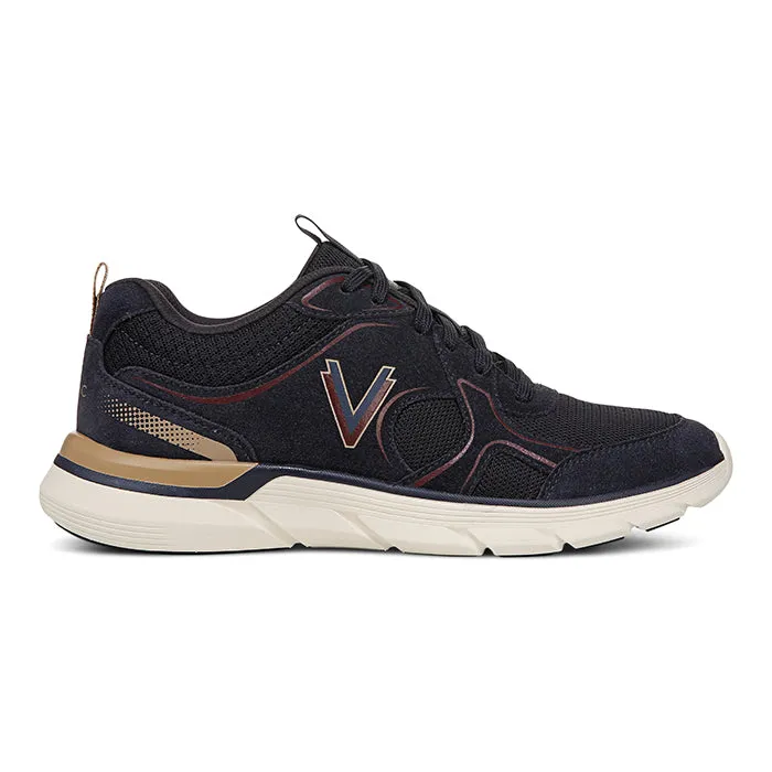 Premium Cushion Womens Vionic Walk Parkside in Navy Blazer/Cherry Jubilee
