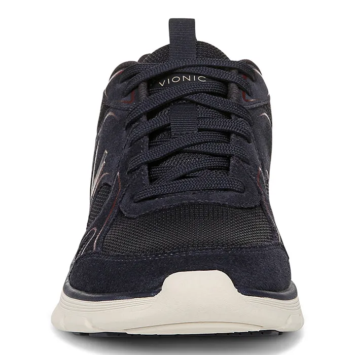 Womens Vionic Walk Parkside in Navy Blazer/Cherry Jubilee plastic - finish - design shoes