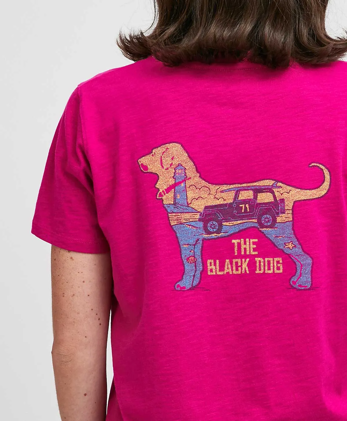 Easy Layer Ladies Moving and Grooving V-Neck Shortsleeve Tee