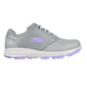 Ladies Skechers GO GOLF Jasmine Golf Shoes - Grey/Purple Dual Tone