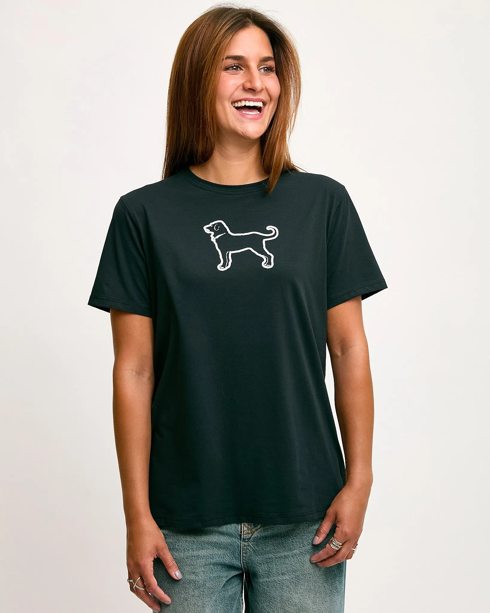 Ladies Soft Stretch Shortsleeve Tee Casual Look