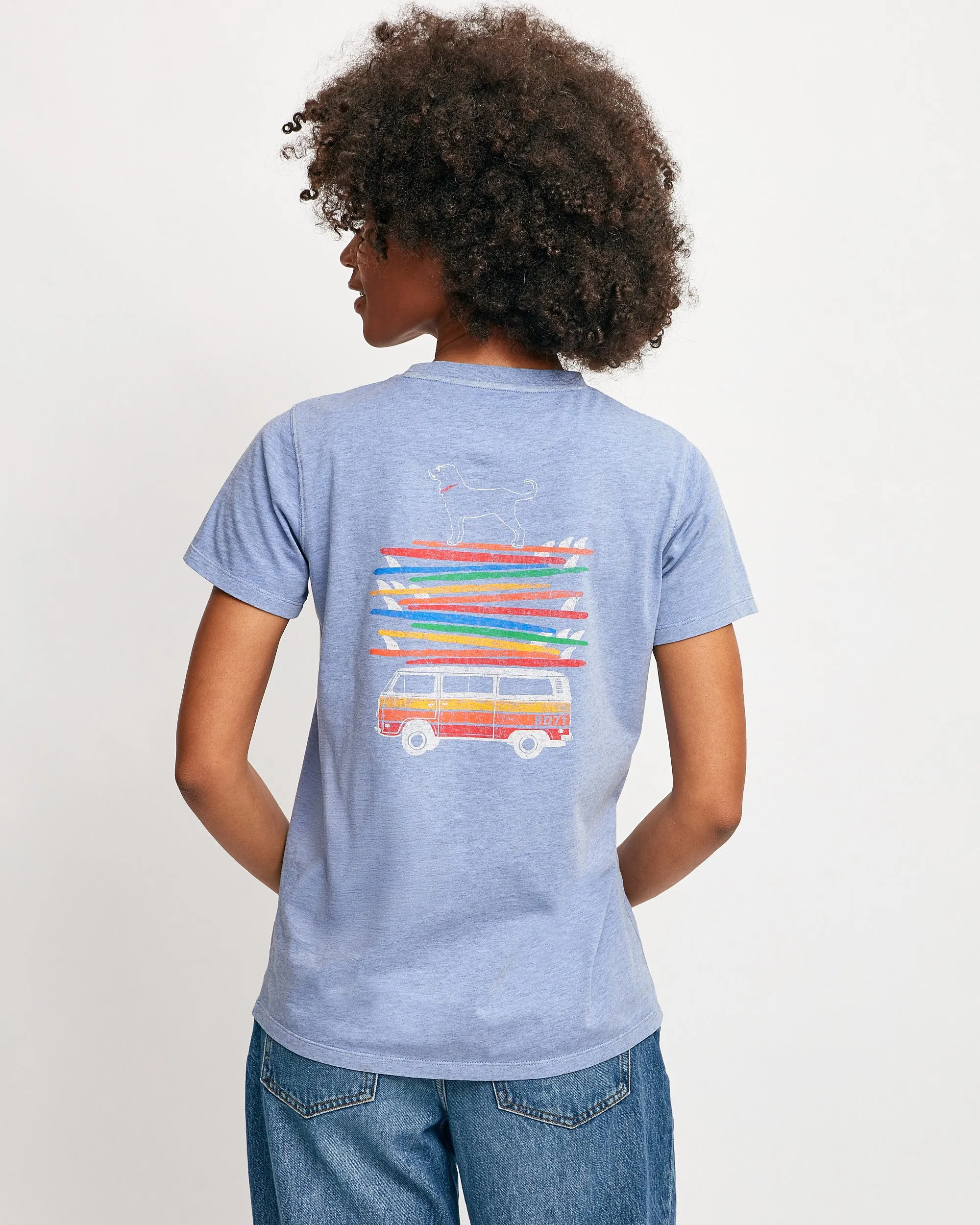 Ladies Summer of Love Shortsleeve Tee Active Layering