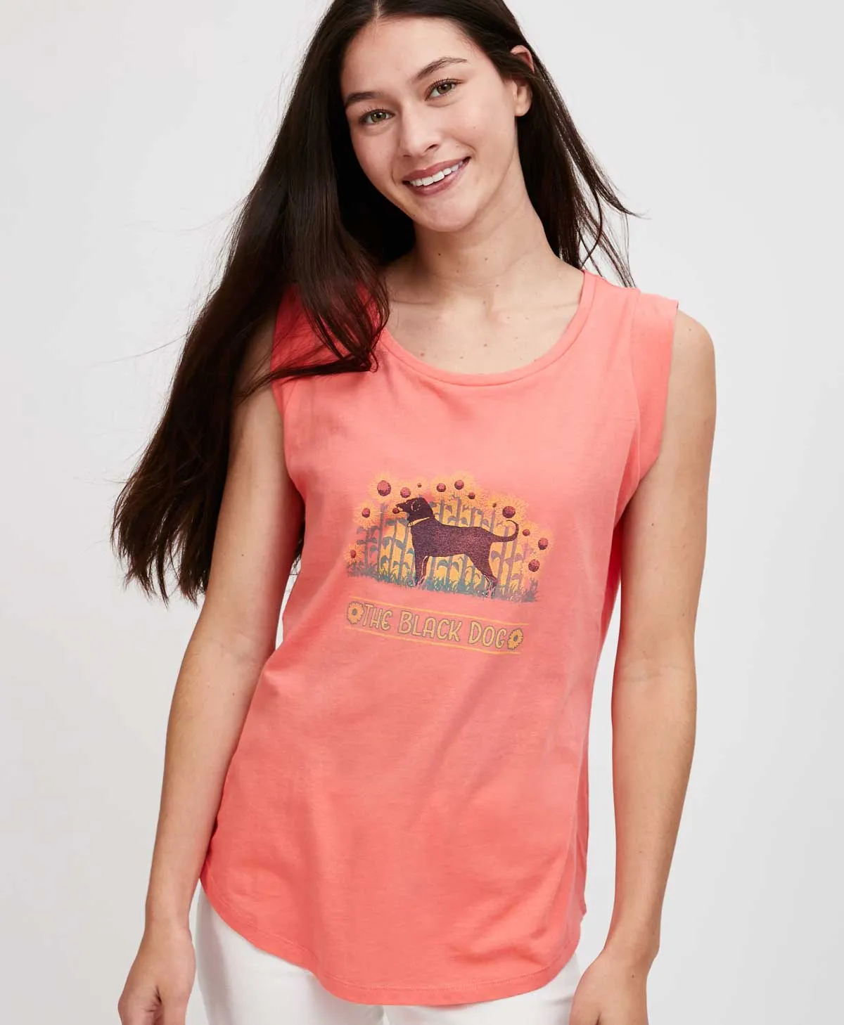 Minimalist Apparel Casual Layer Ladies Sunflower Seaton Tank