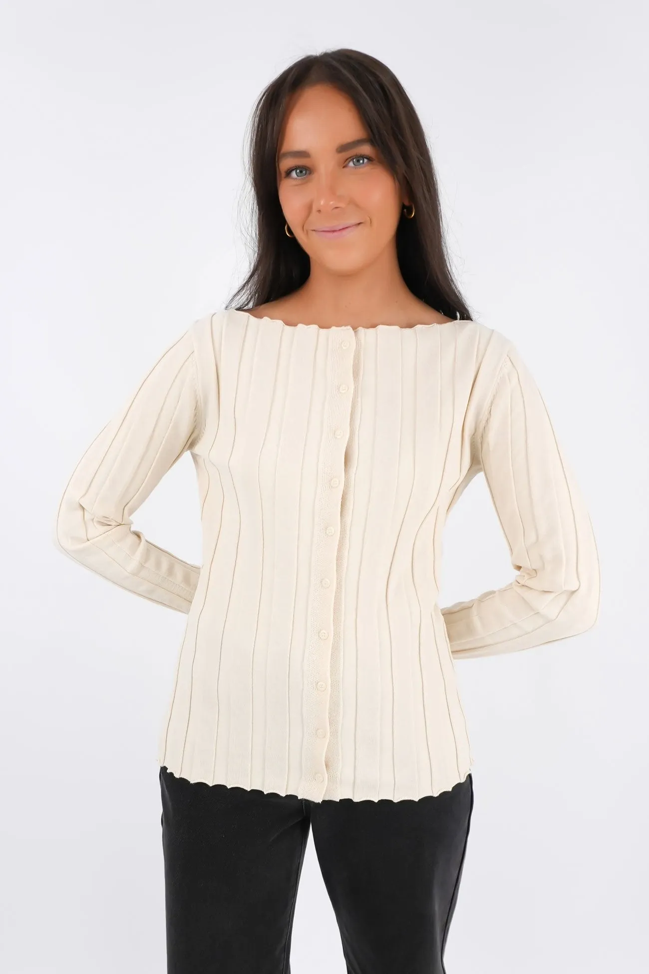 Wind Glow Ellen Long Sleeve Cream