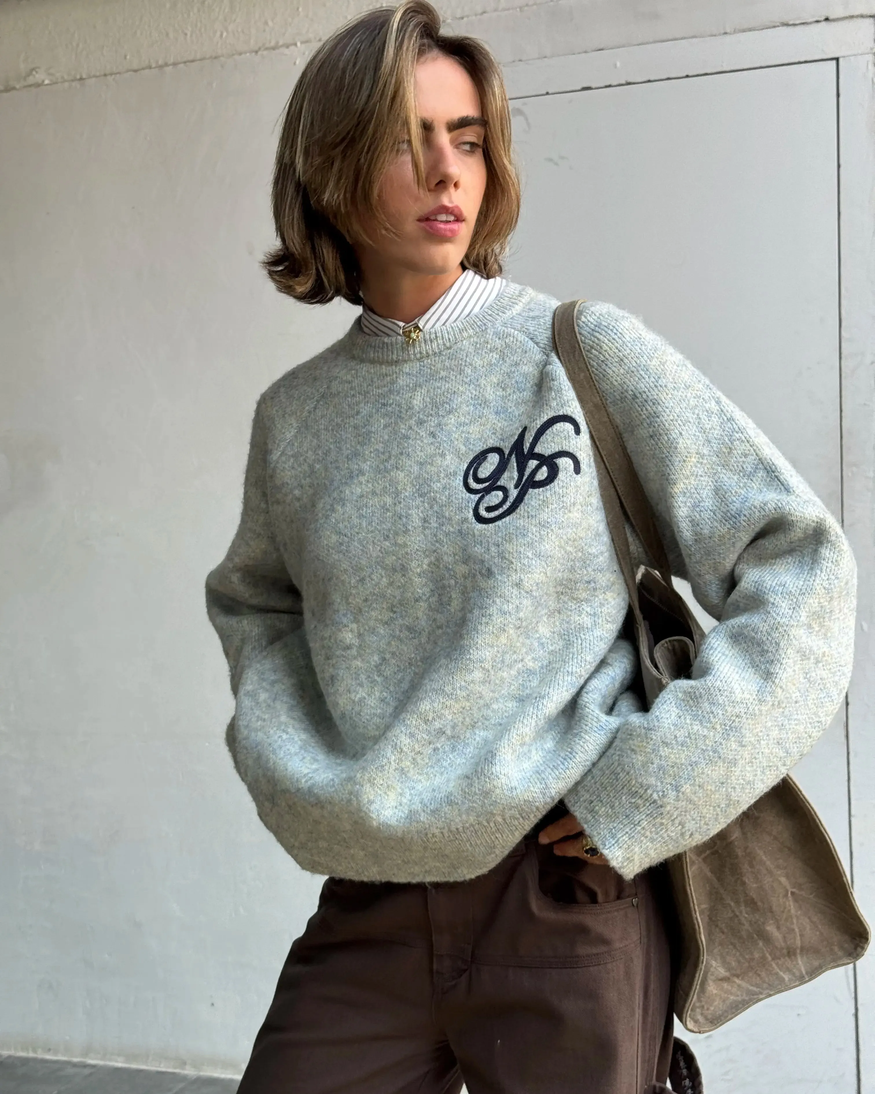 SweaterSpecific Detergent Guide Le Marais Knit Sweater Grey