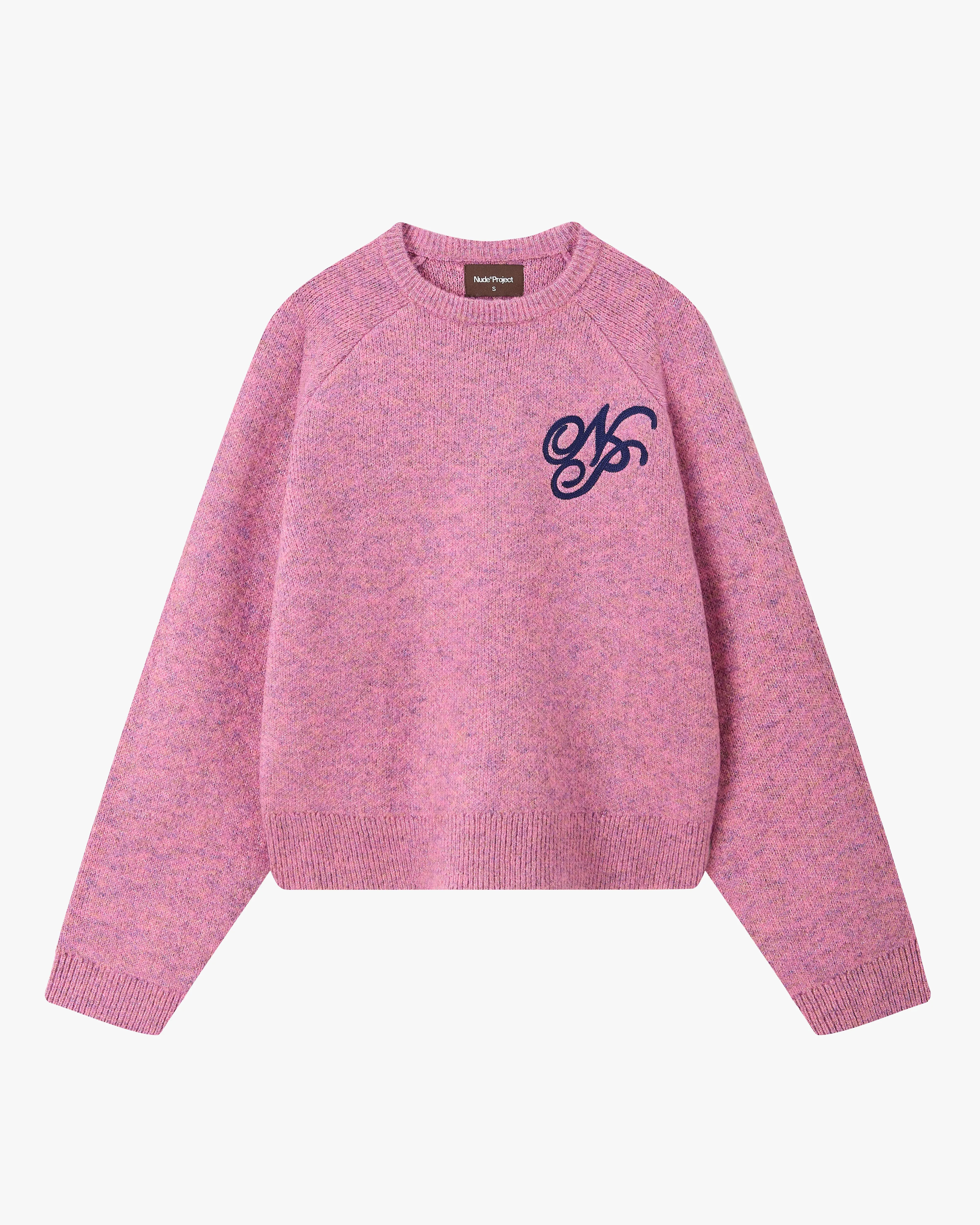 Le Marais Knit Sweater Pink Travel Ready Garment Dyed