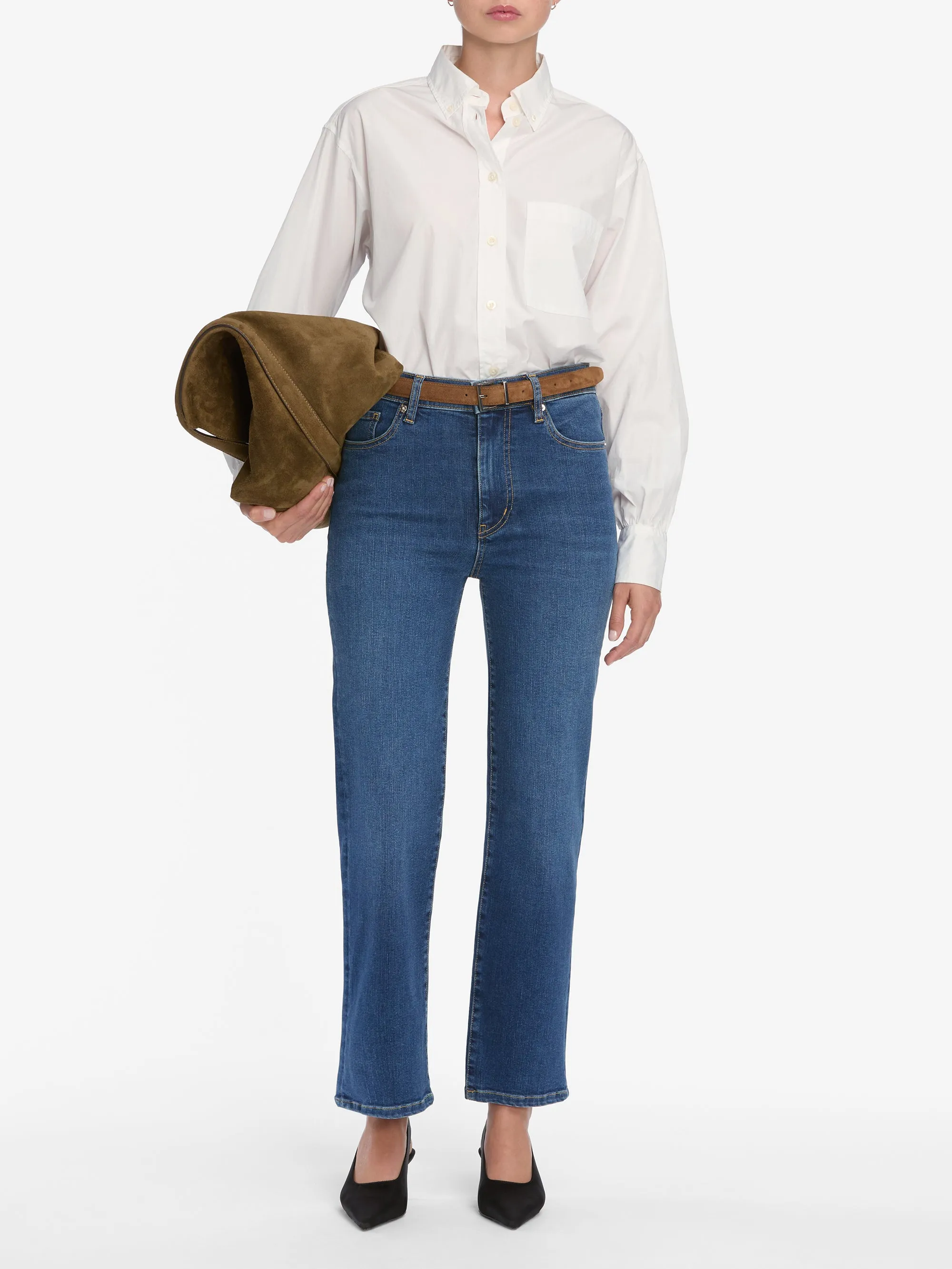 Le Pixie Sleek Straight -- Femma Reflective Trim Options Curved Waistline