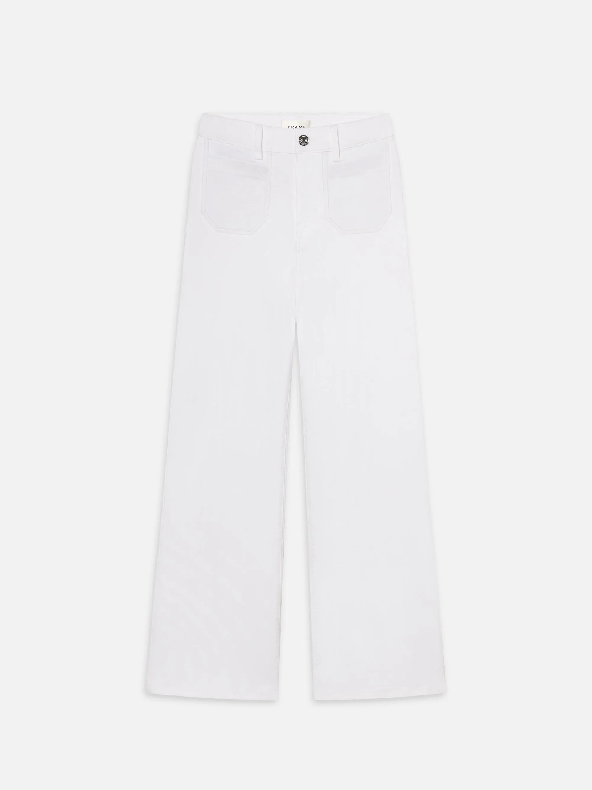 Performance Design Fit Le Pixie Slim Palazzo Modernist Pocket -- White