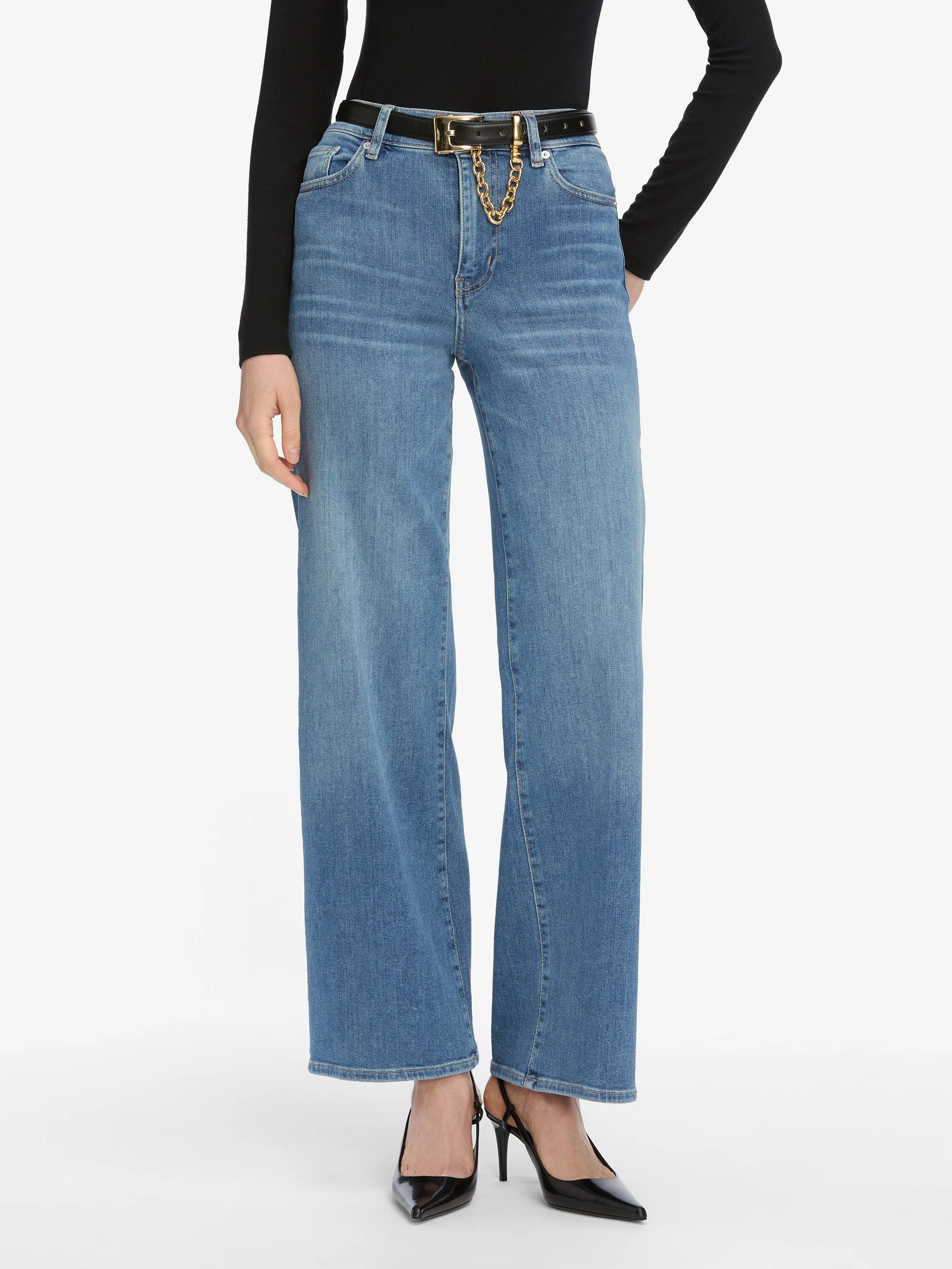 Breathable mesh Le Slim Palazzo -- Drizzle