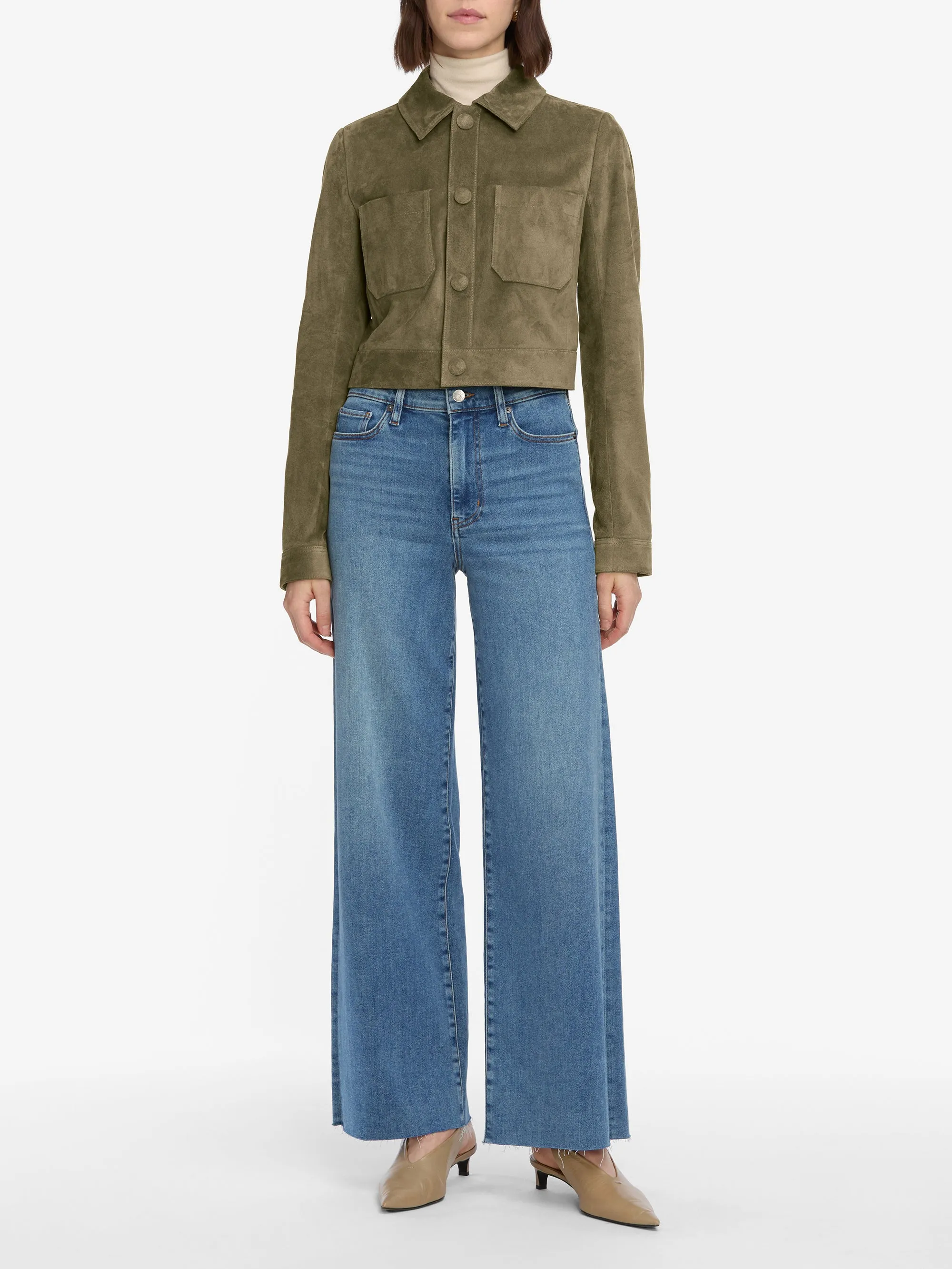 Le Slim Palazzo -- Flip Raw After Stretch Comfort