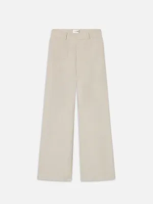 Le Slim Palazzo Modernist Pocket -- Flax Curved Waistline