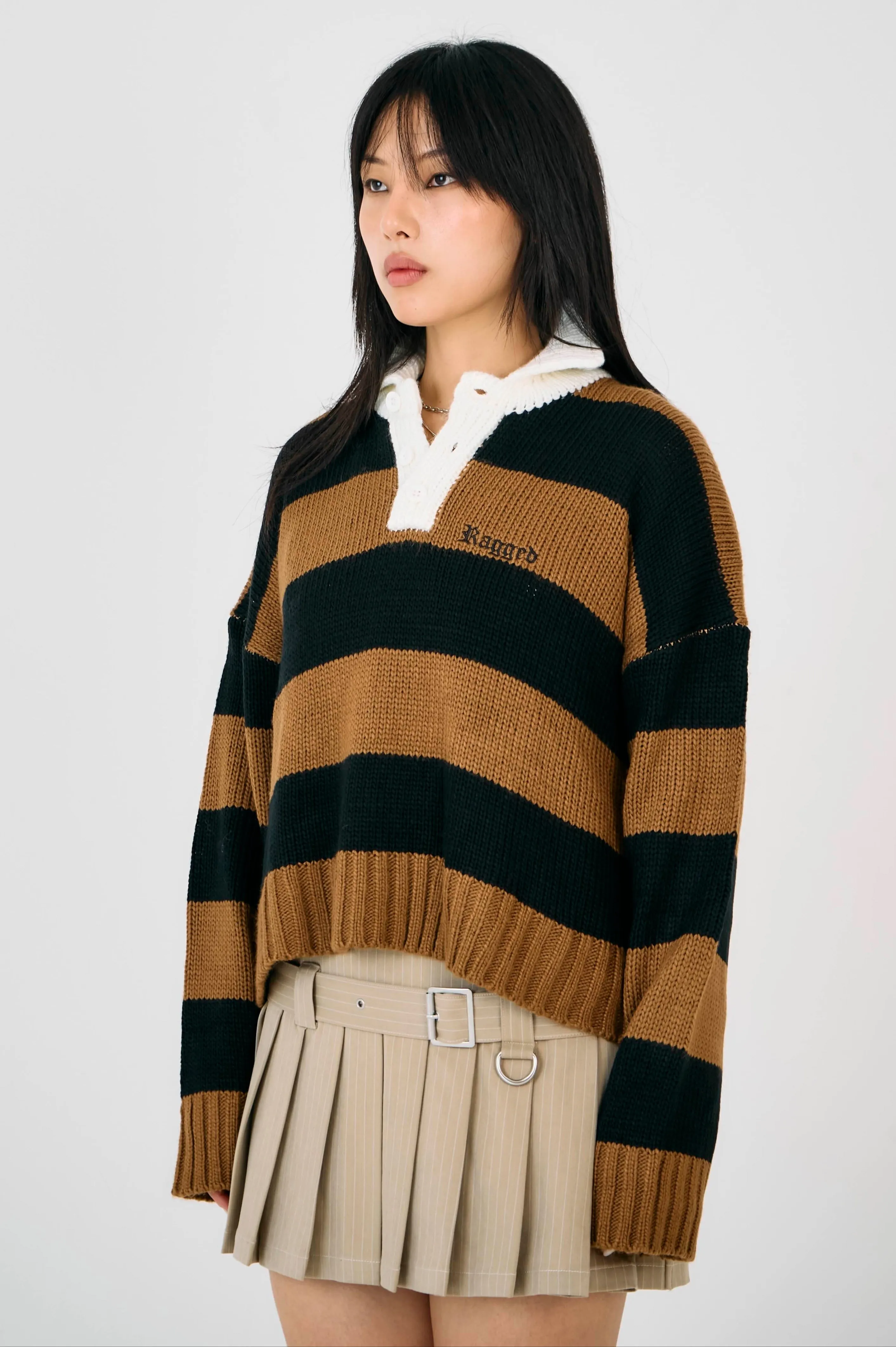 Lightweight Layer League Stripe Rugby Knit