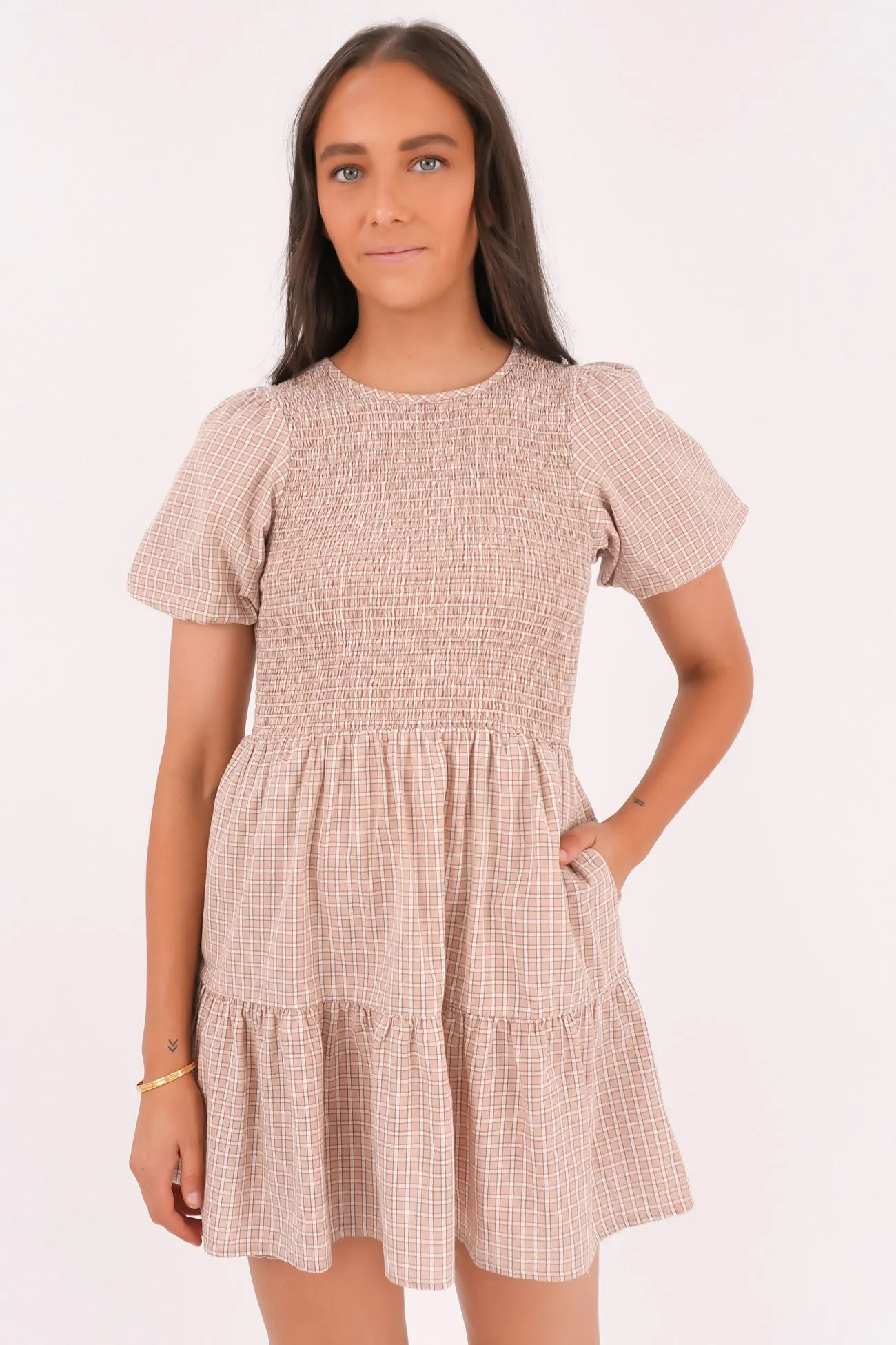 Smart Design Lenox Mini Dress Check