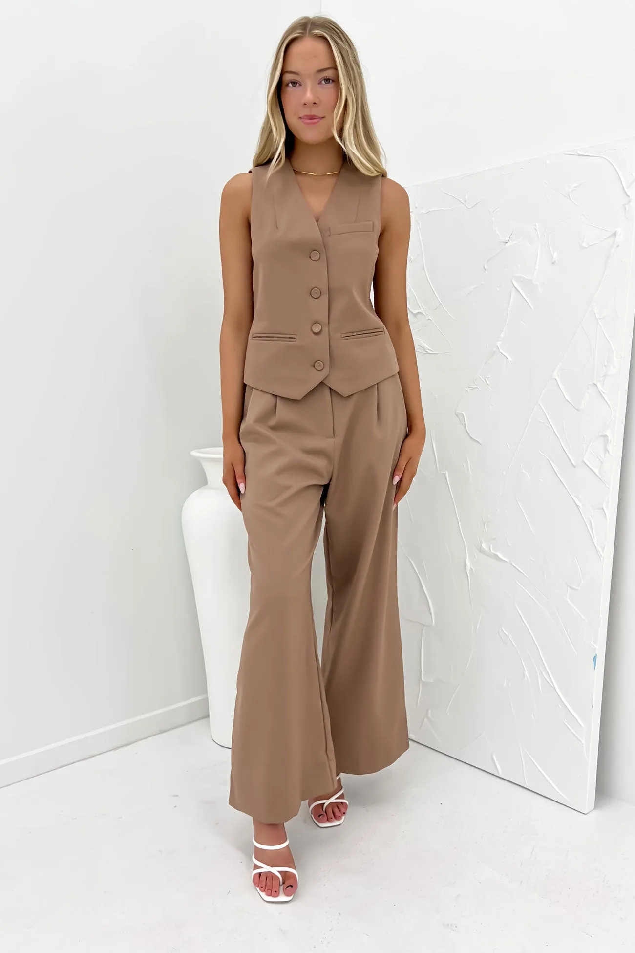 Cozy Design Liarna Vest Mocha