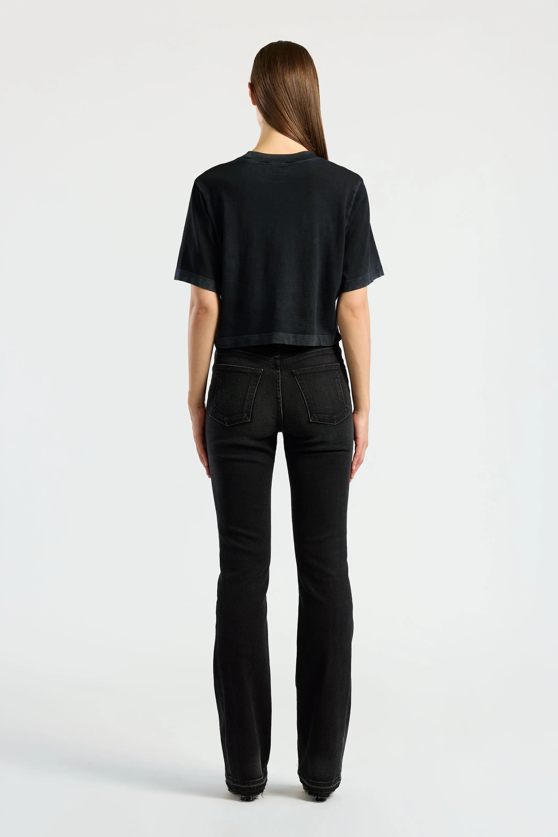 Comfort Fit Design Minimal Comfort Wear Tokyo Crop Tee