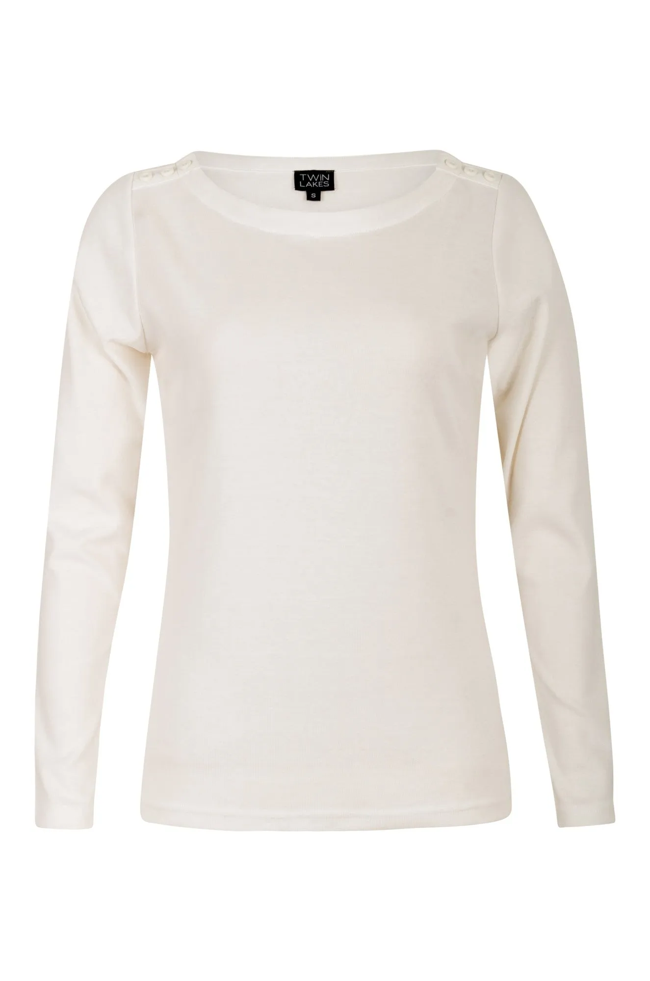 Event Vibe mesh ventilation 1x1 Rib Cotton Poly Top | IVORY | 6551B1