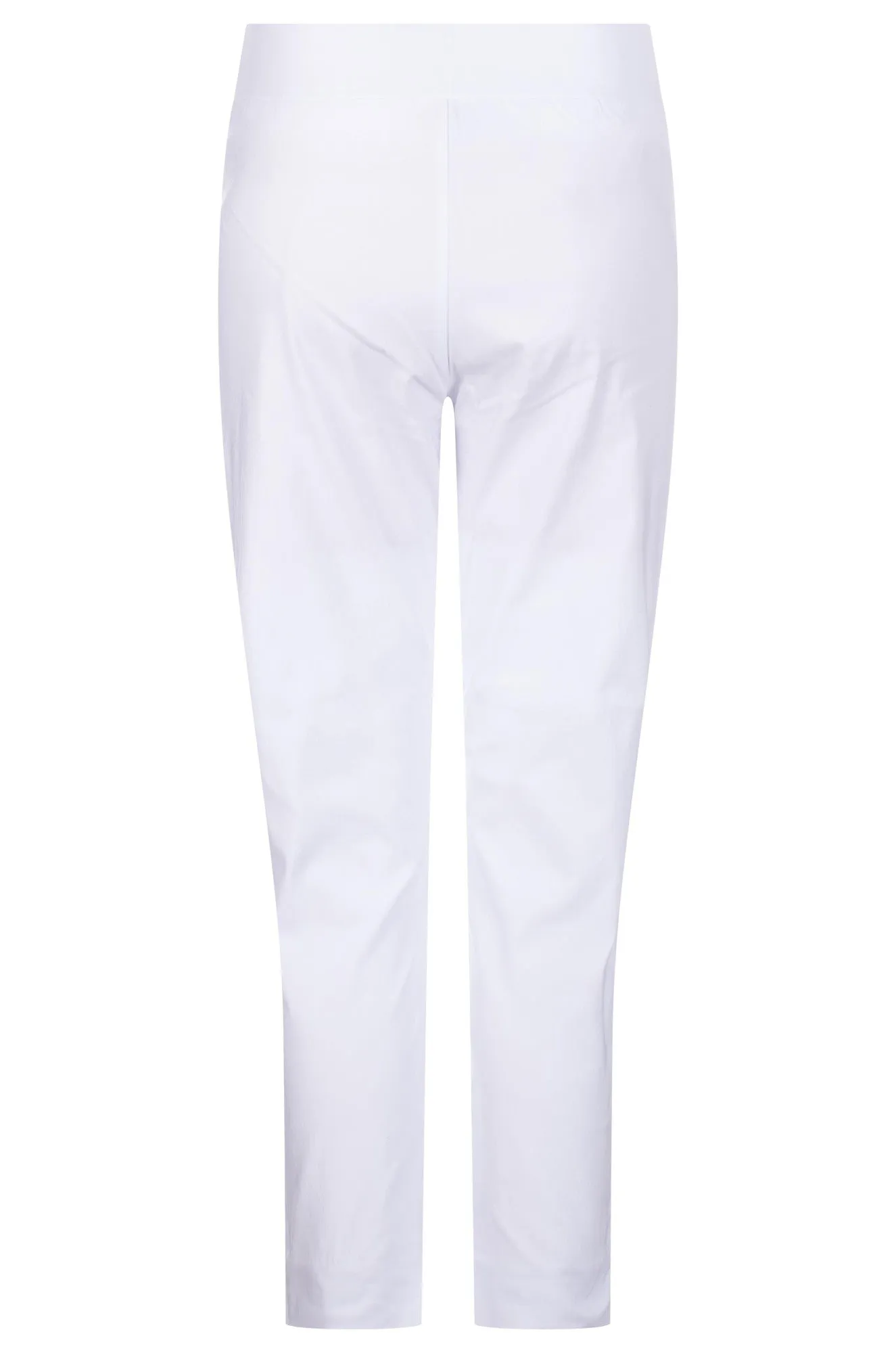 Platinum Bengaline Capri Pants | WHITE | 6305A1 Soft and Cozy