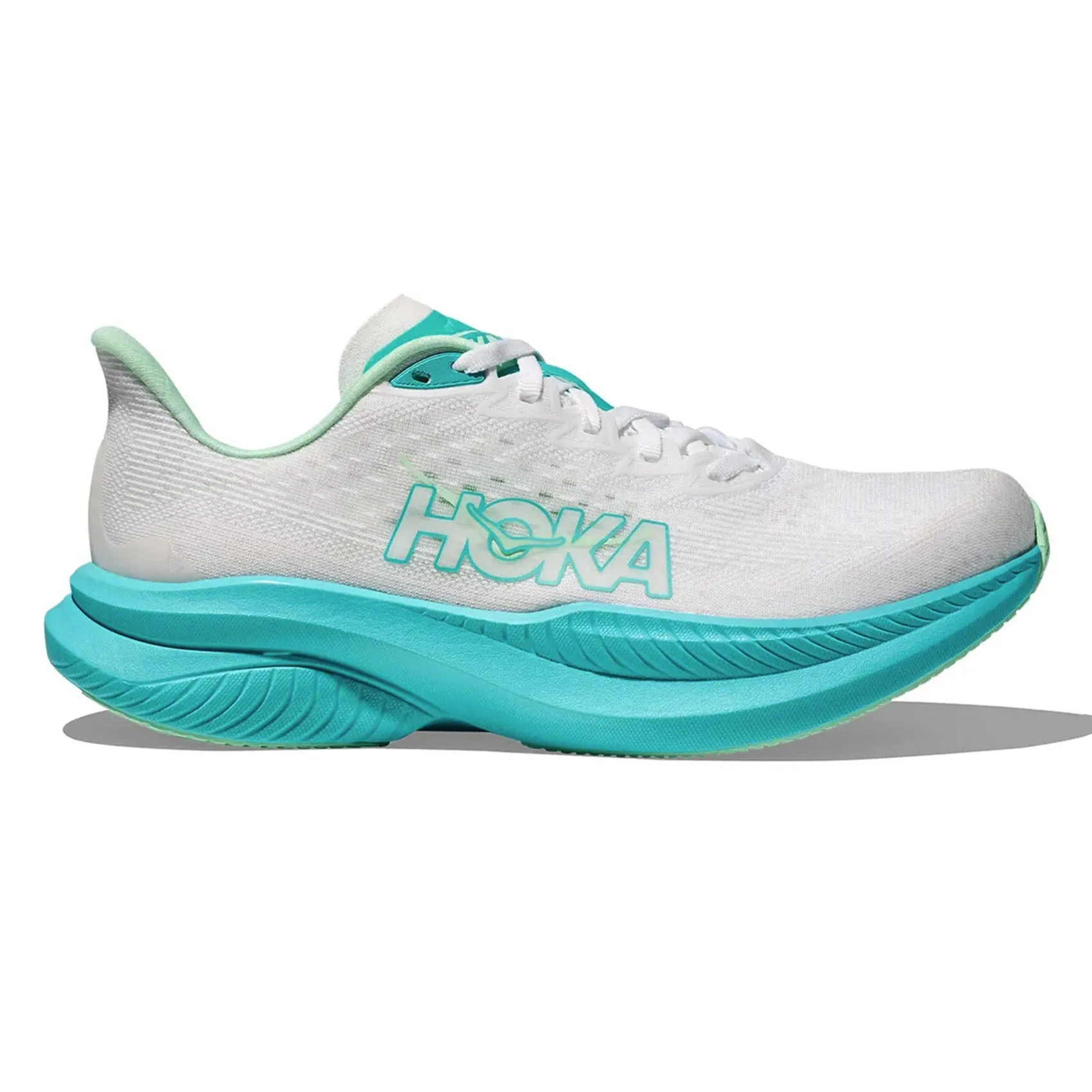 Womens HOKA Mach 6 (Wide) Impact Diffusion Tech Mid Cut