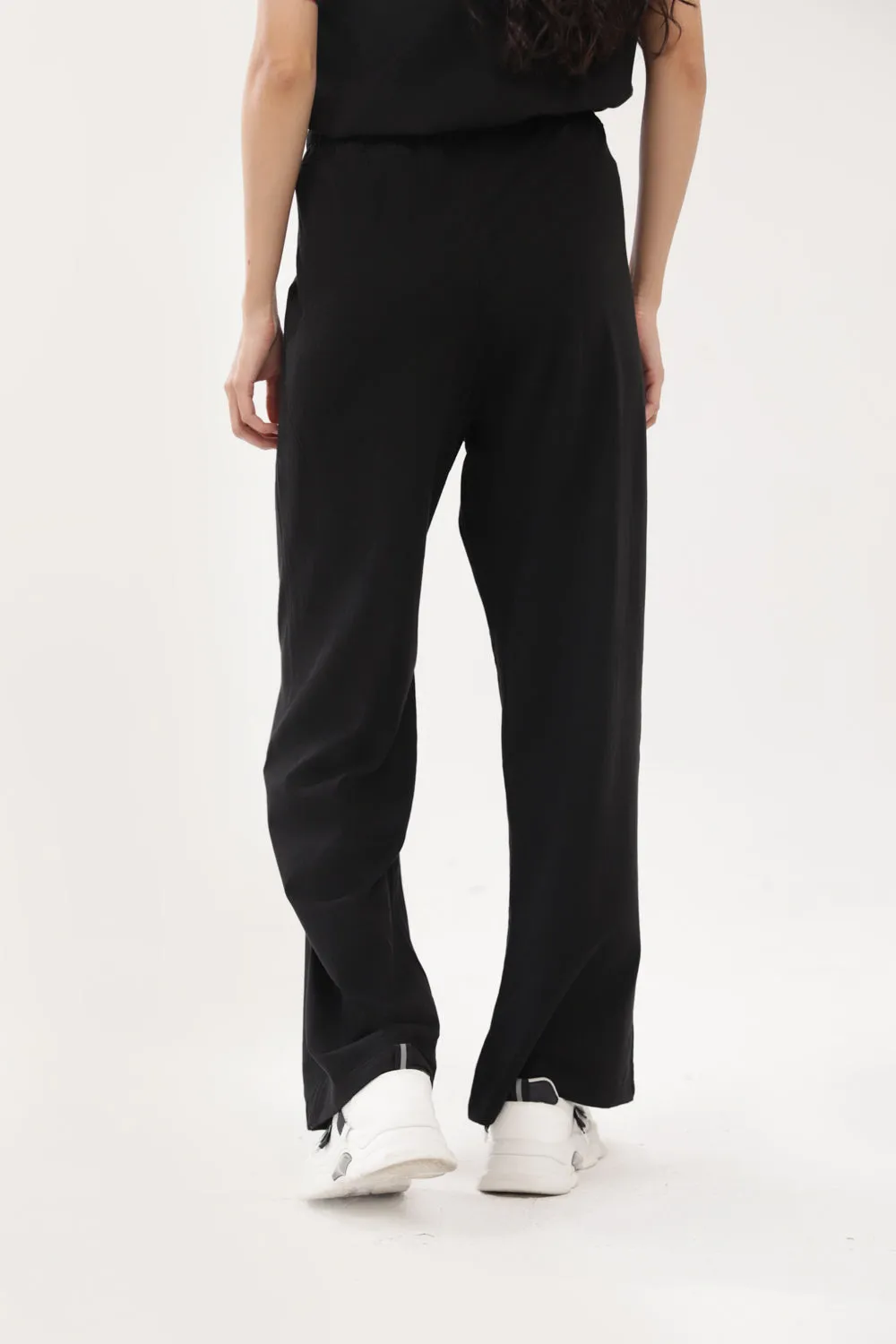 WIDE LEG TROUSERS Athletic Flex Wear simple design