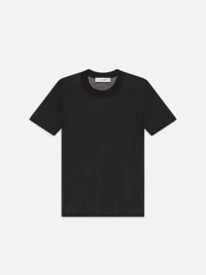 The Luxe Baby Tee -- Black Everyday apparel