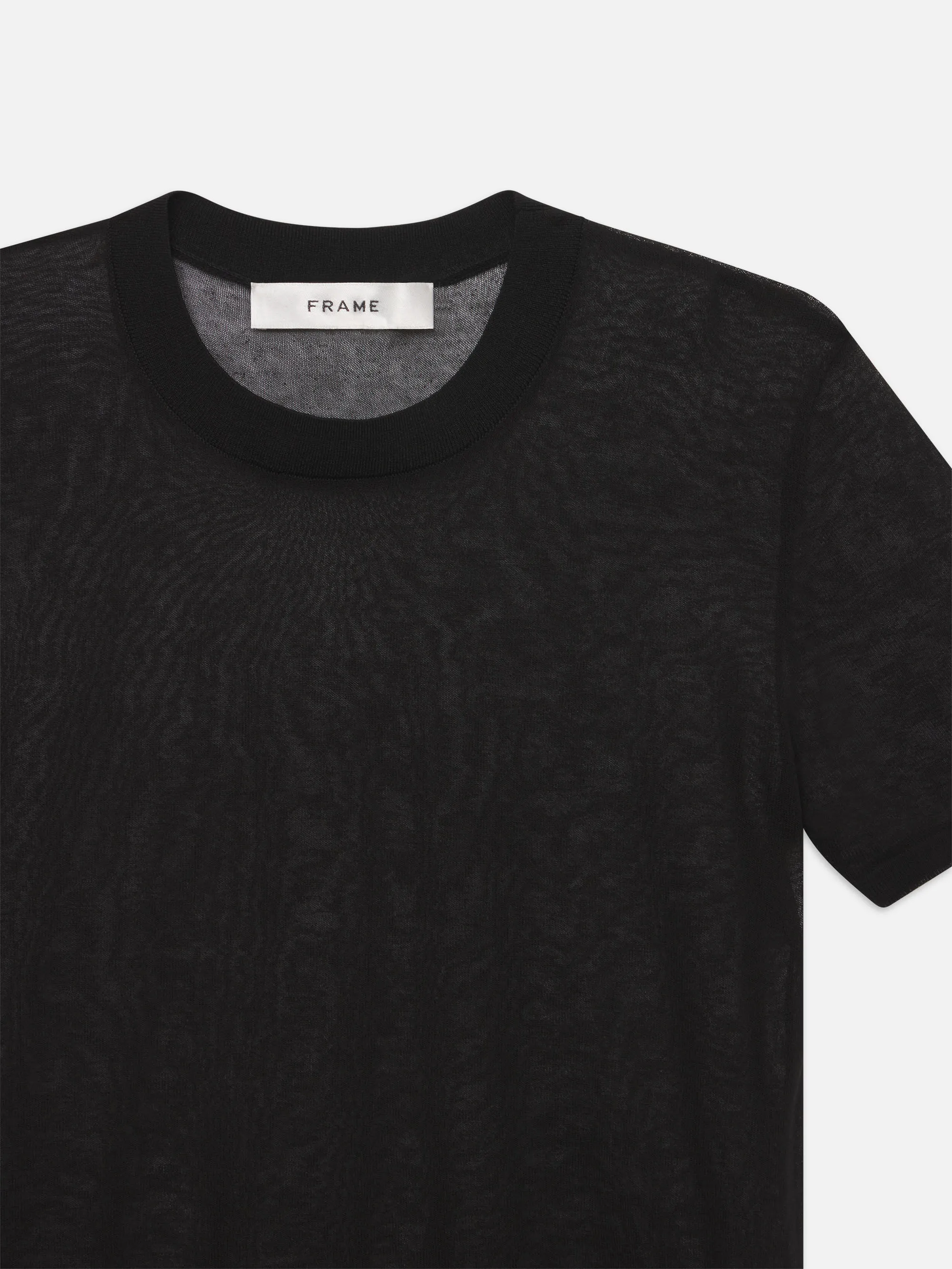 Easy Care Fabric Simple Yet Cozy The Luxe Baby Tee -- Black