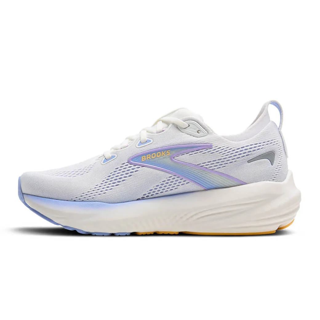 Limited - edition Womens Brooks Running Glycerin 22 in White/Blue Heron/Apricot