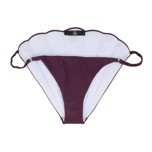 Abrasion Resistant Fabric Quick Drying Inner Shell Women's Shell Bikini Bottom,Dark Purple