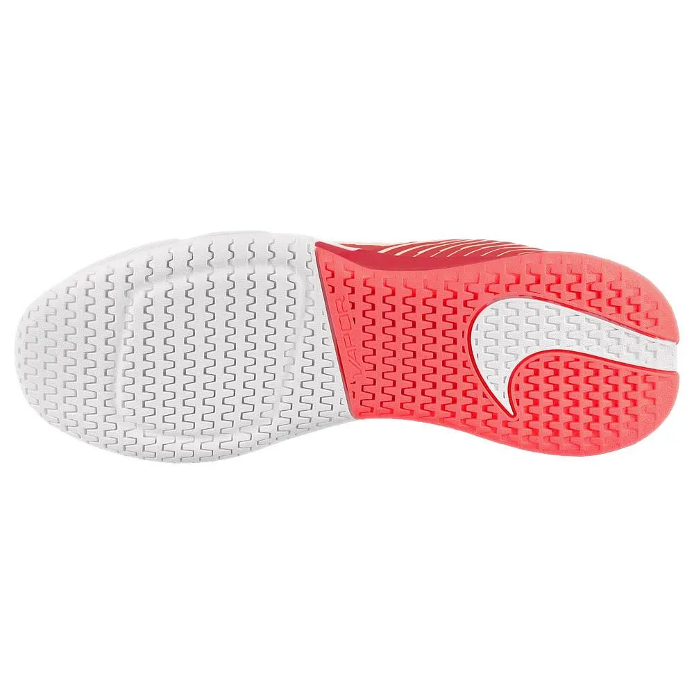 Nike Women's Air Zoom Vapor Pro 2 - White/Hot Punch Ergonomic Fit Sport Mode