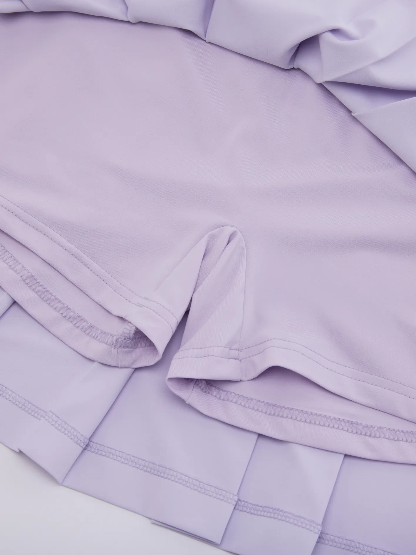 Smart Design Soft Touch Fair Liar Performance Pleated Skirt - Lavender