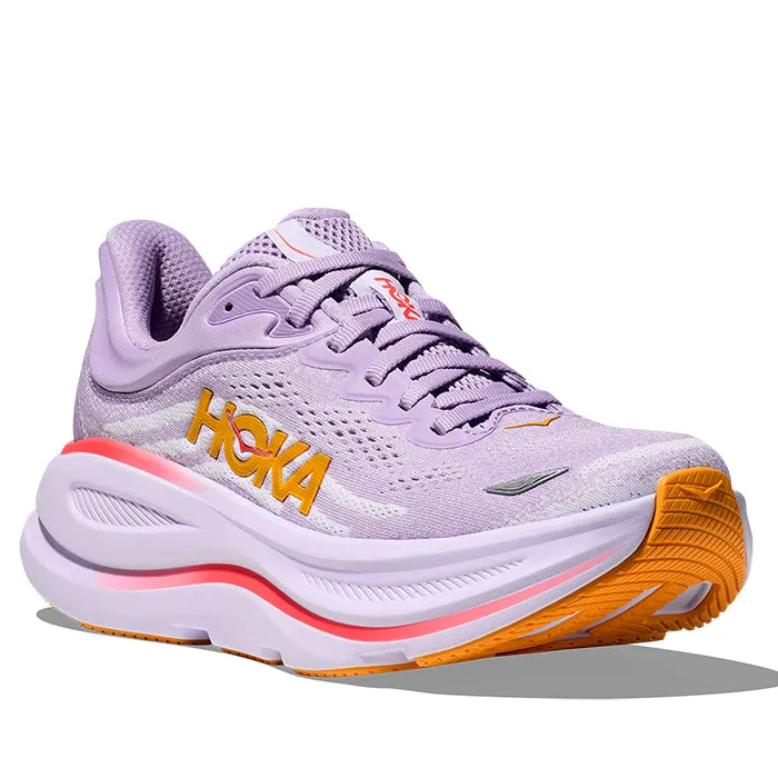 Womens Hoka Bondi 9 in Aster Flower/Starlight Glow Dance Fresh Foam