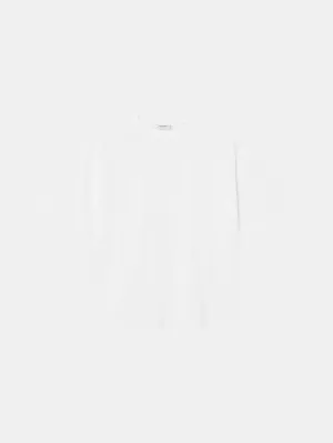 Box Fit Heavy Tee White Casual Comfort Layer Chill Mode