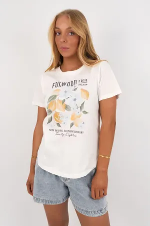 Prom Limoncello Tee Vintage White