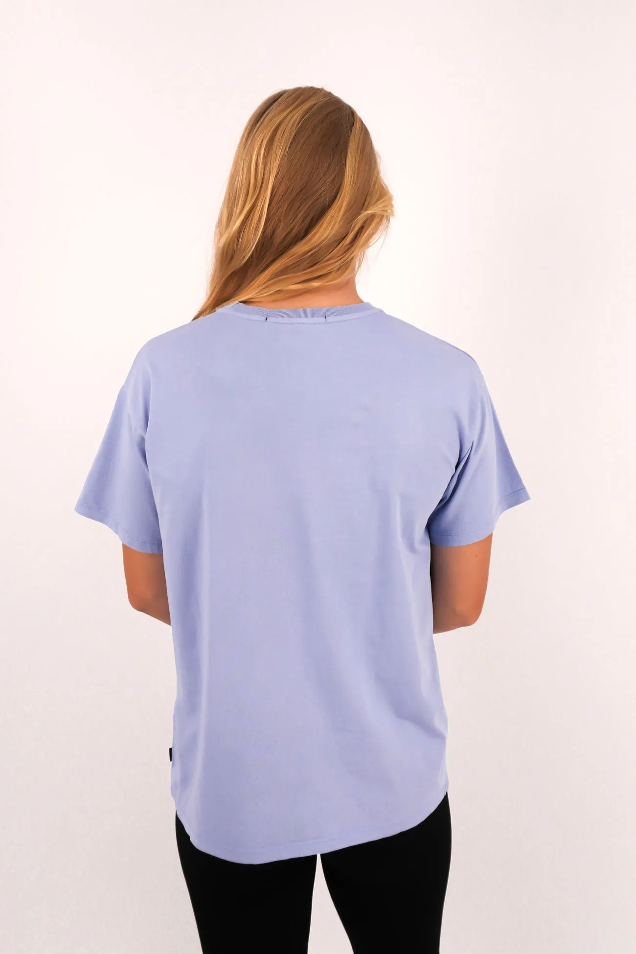 Logo Tee Light Blue Stylish and Fun Easy to Style