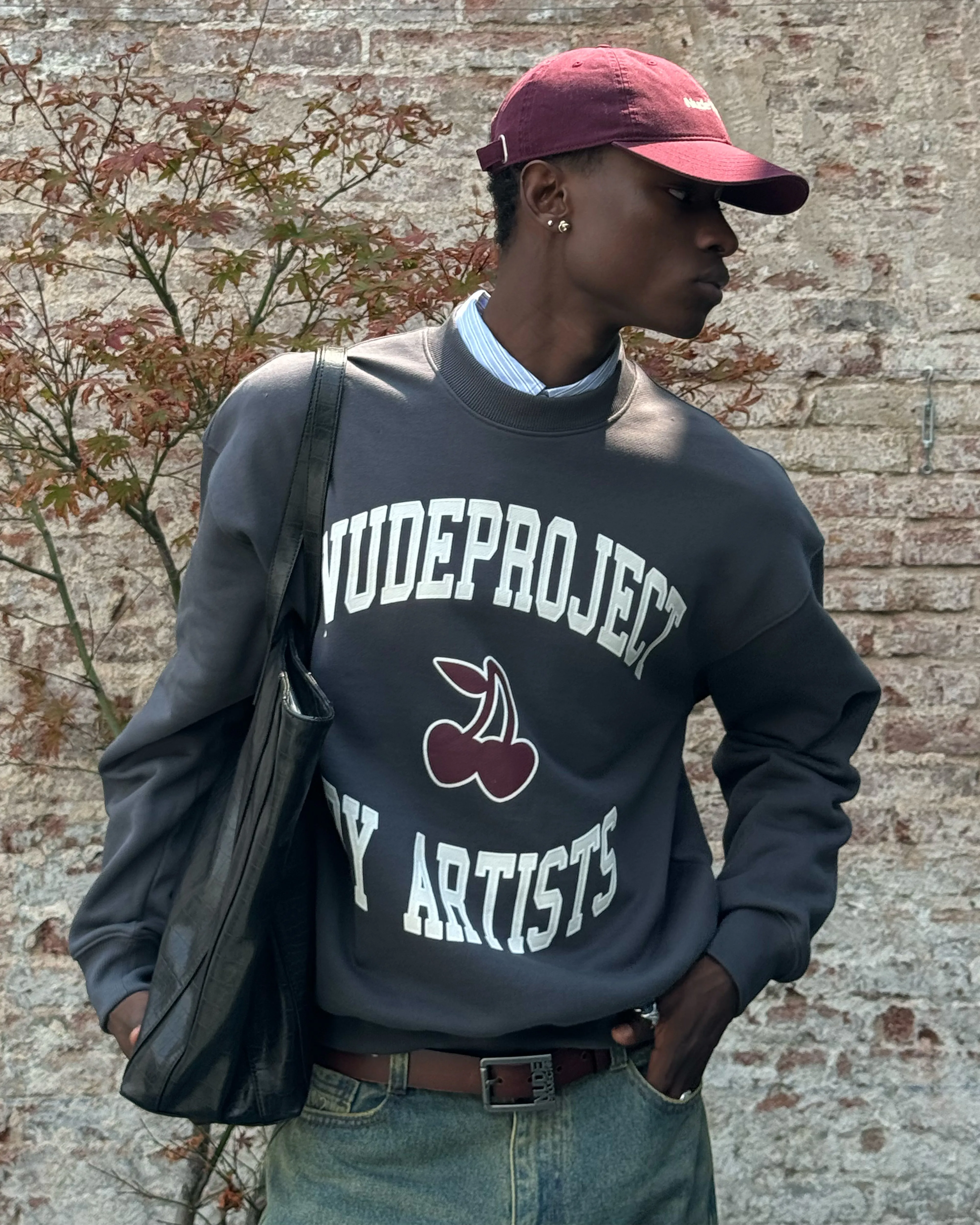 Bar Night Loop Sweatshirt Ash