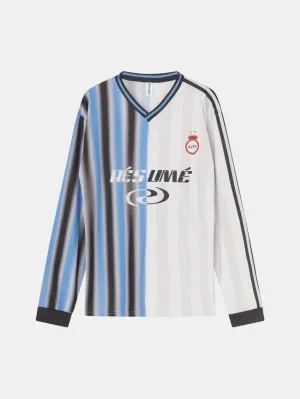 LucaRS Blouse Blue Stripe perfect for all-day wear suitable for all genders