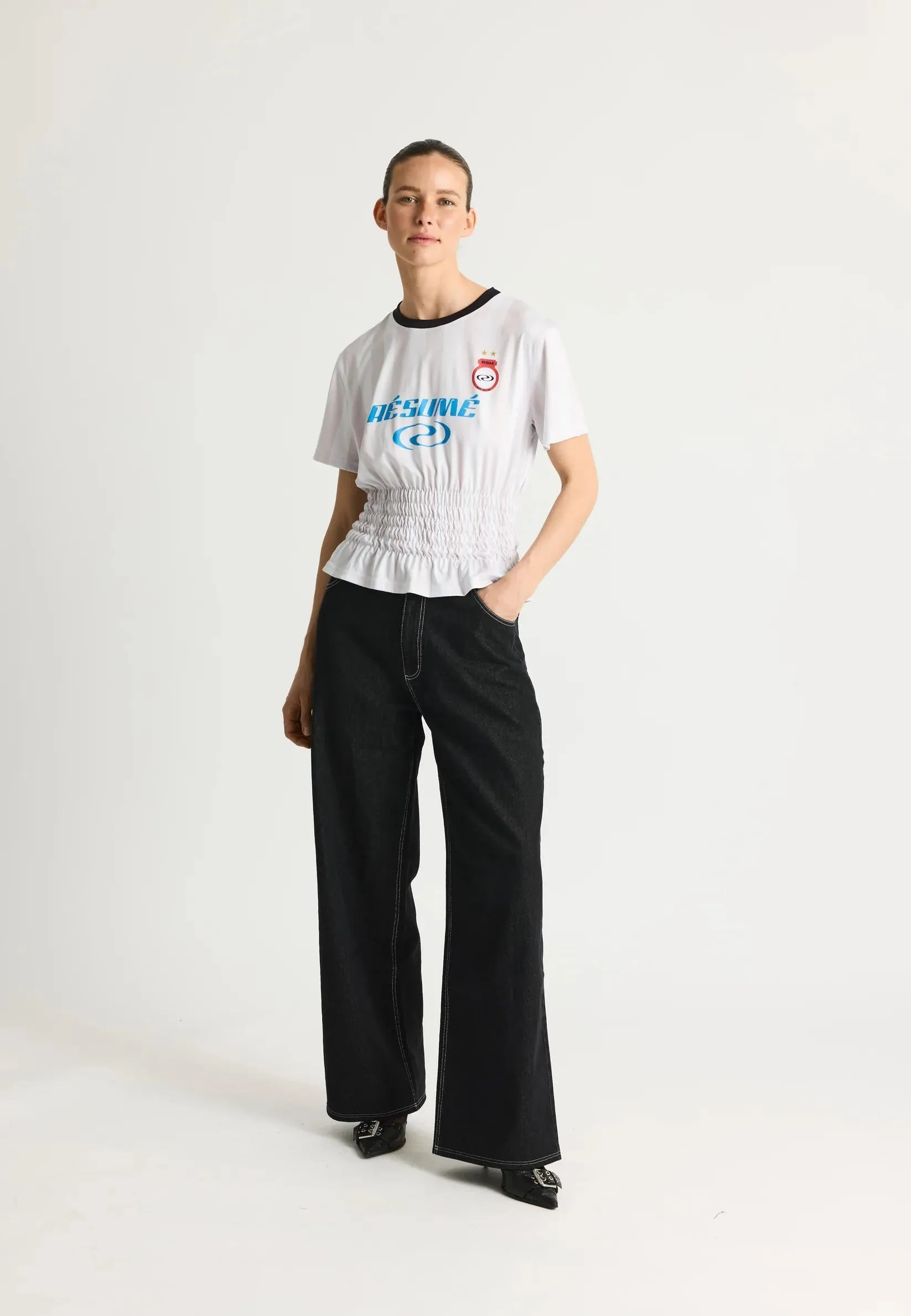 Roomy Fit Side Vent Design LucaRS Tee Multi