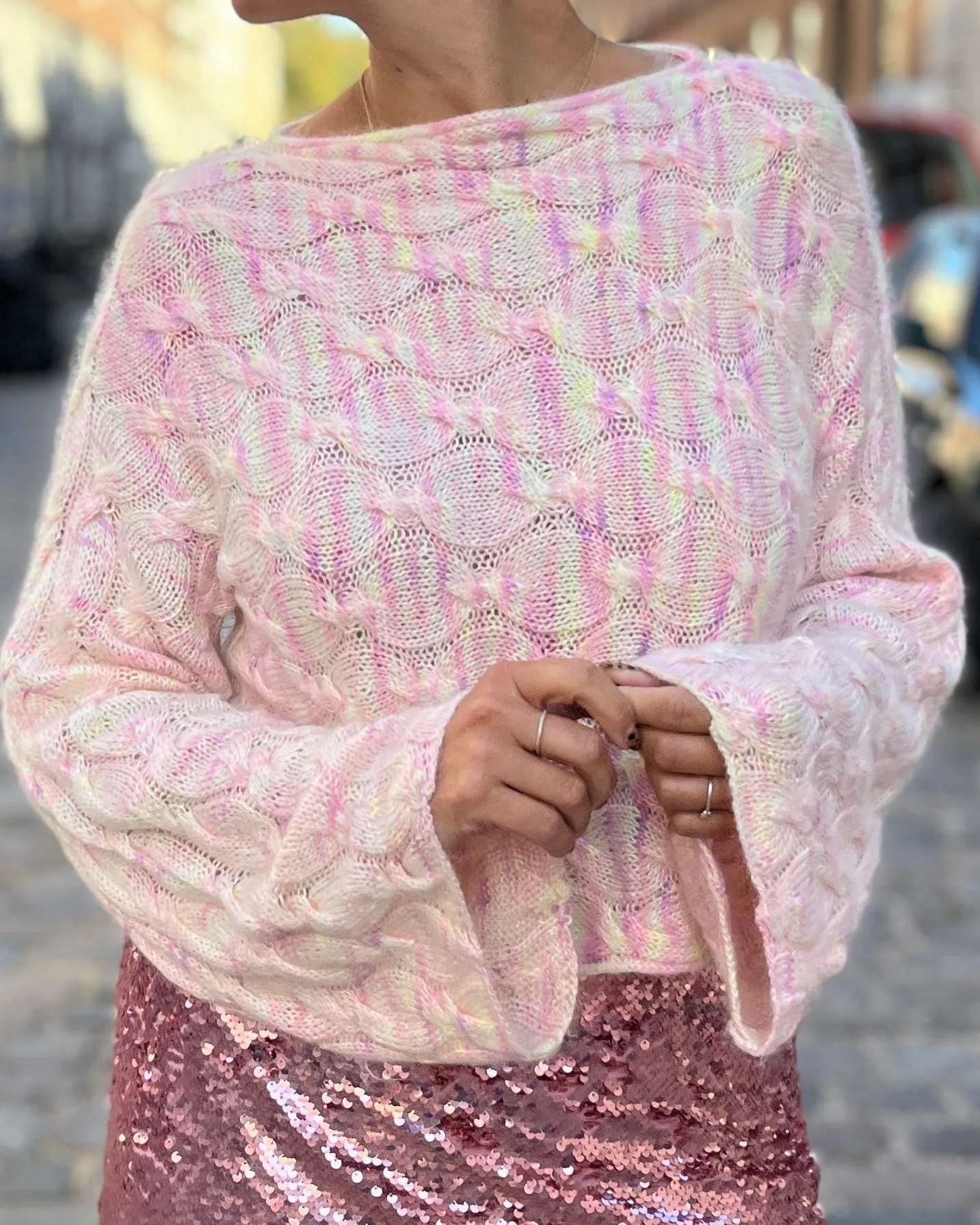 Ma Cherie Bon Bon Sweater Light Dansk Homewear Style