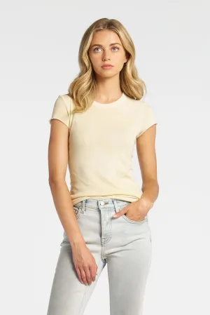 Marbella Cap Sleeve Tee Modern Outfit