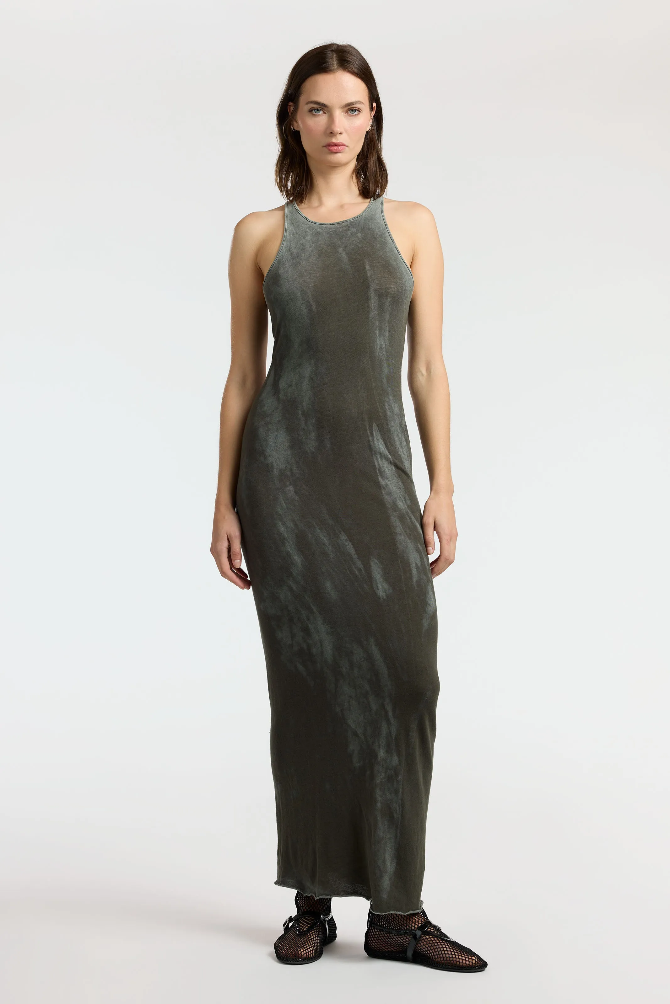 Flattering Waist Self Power Marbella Maxi Dress