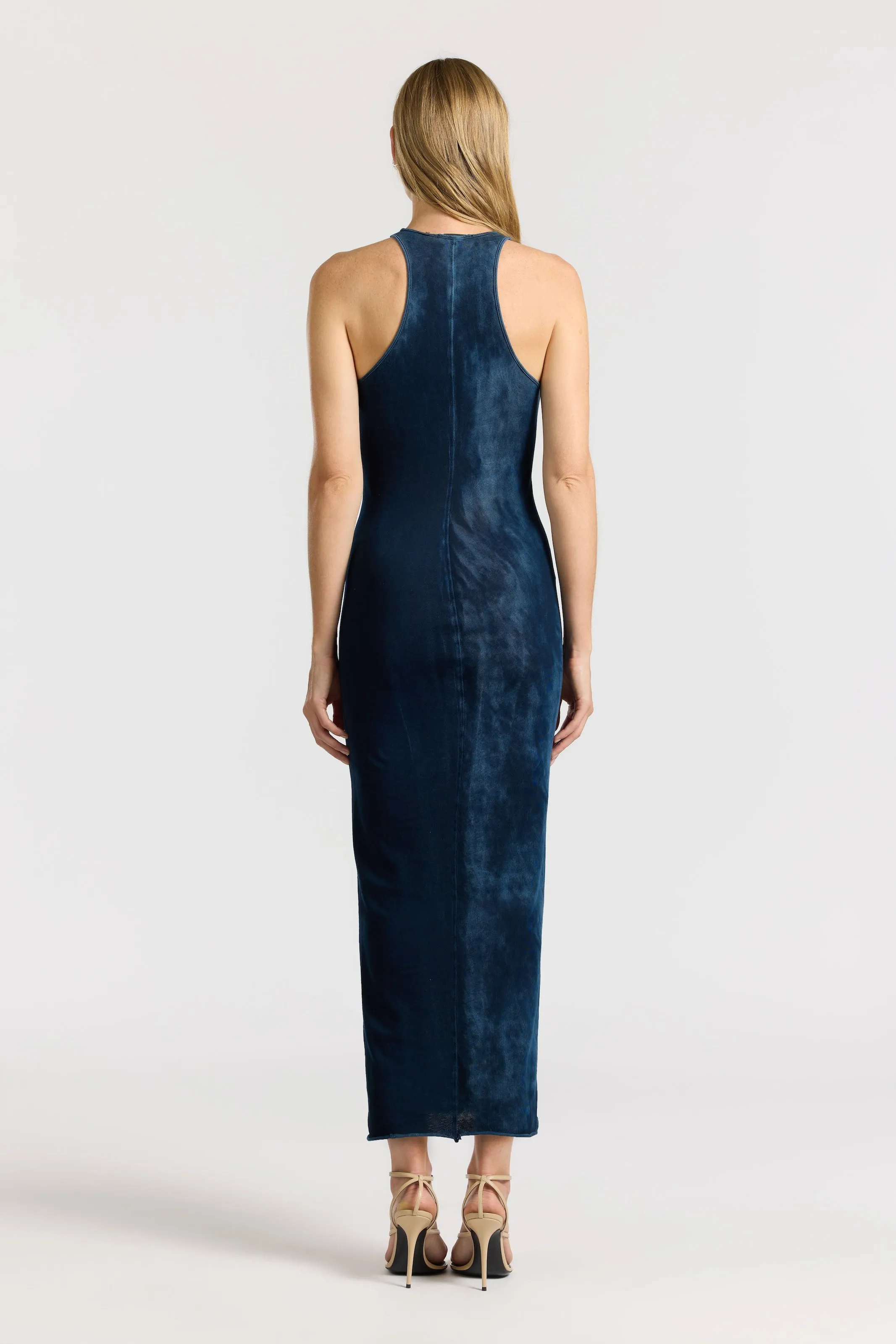 Balloon-Sleeve Marbella Maxi Dress