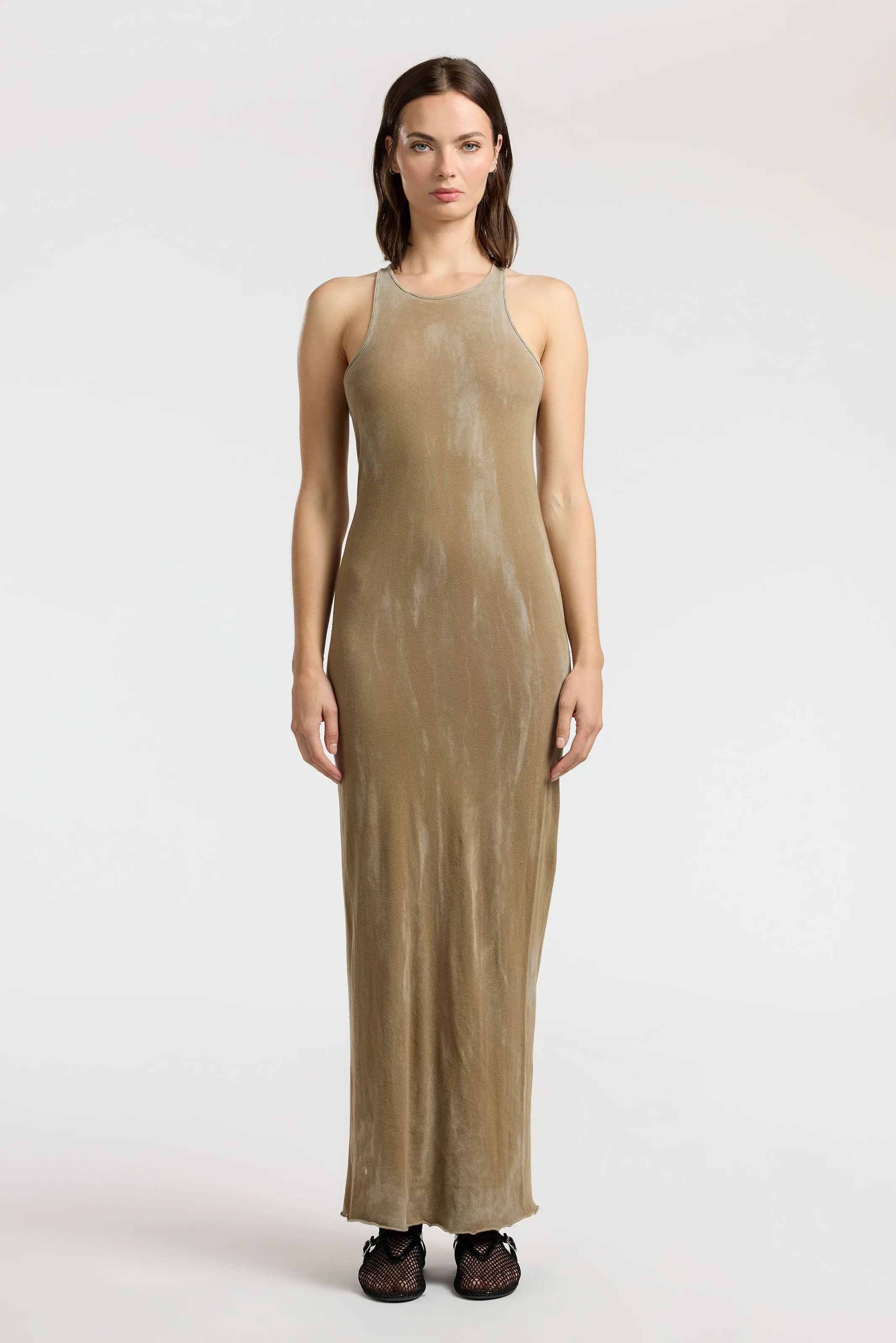 Marbella Maxi Dress Earth-Tone Maternity-Fit